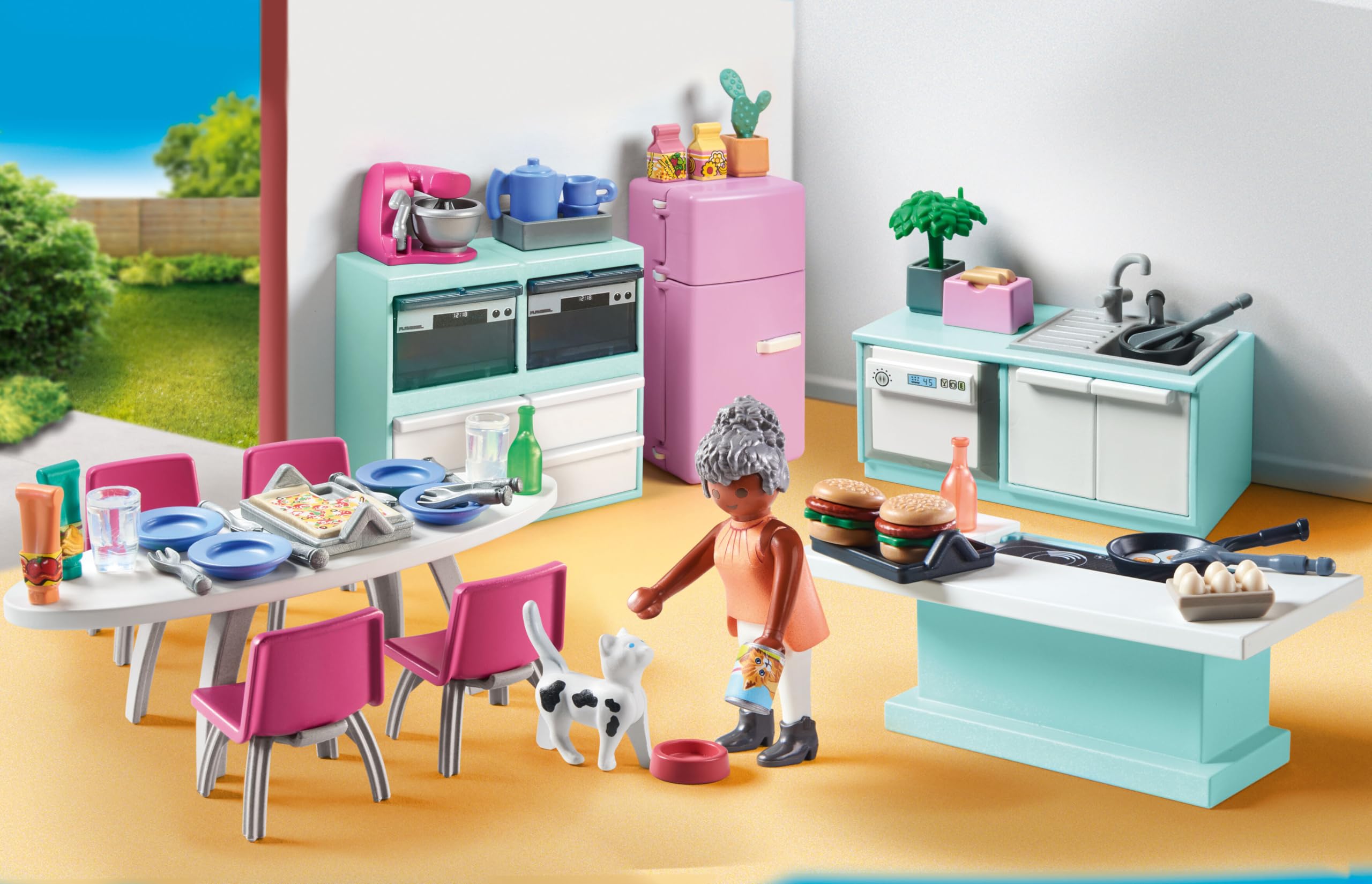 Playmobil myLife Kitchen with Dining Place Playset | 105 Pieces | Ages 4+ 3