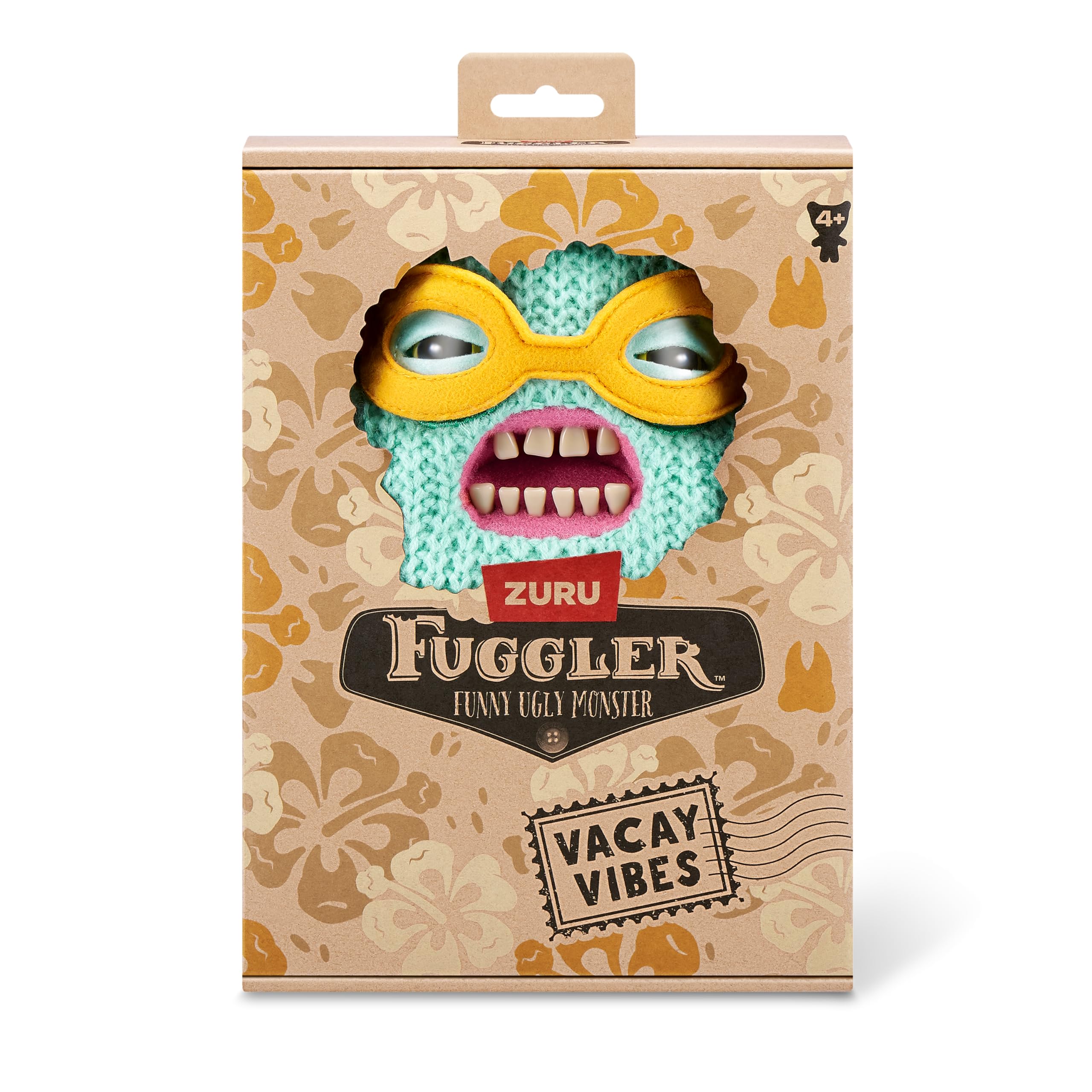 Fuggler Vacay Vibes - Mr Needles Mint Plush Collectible Toy, 9" 6