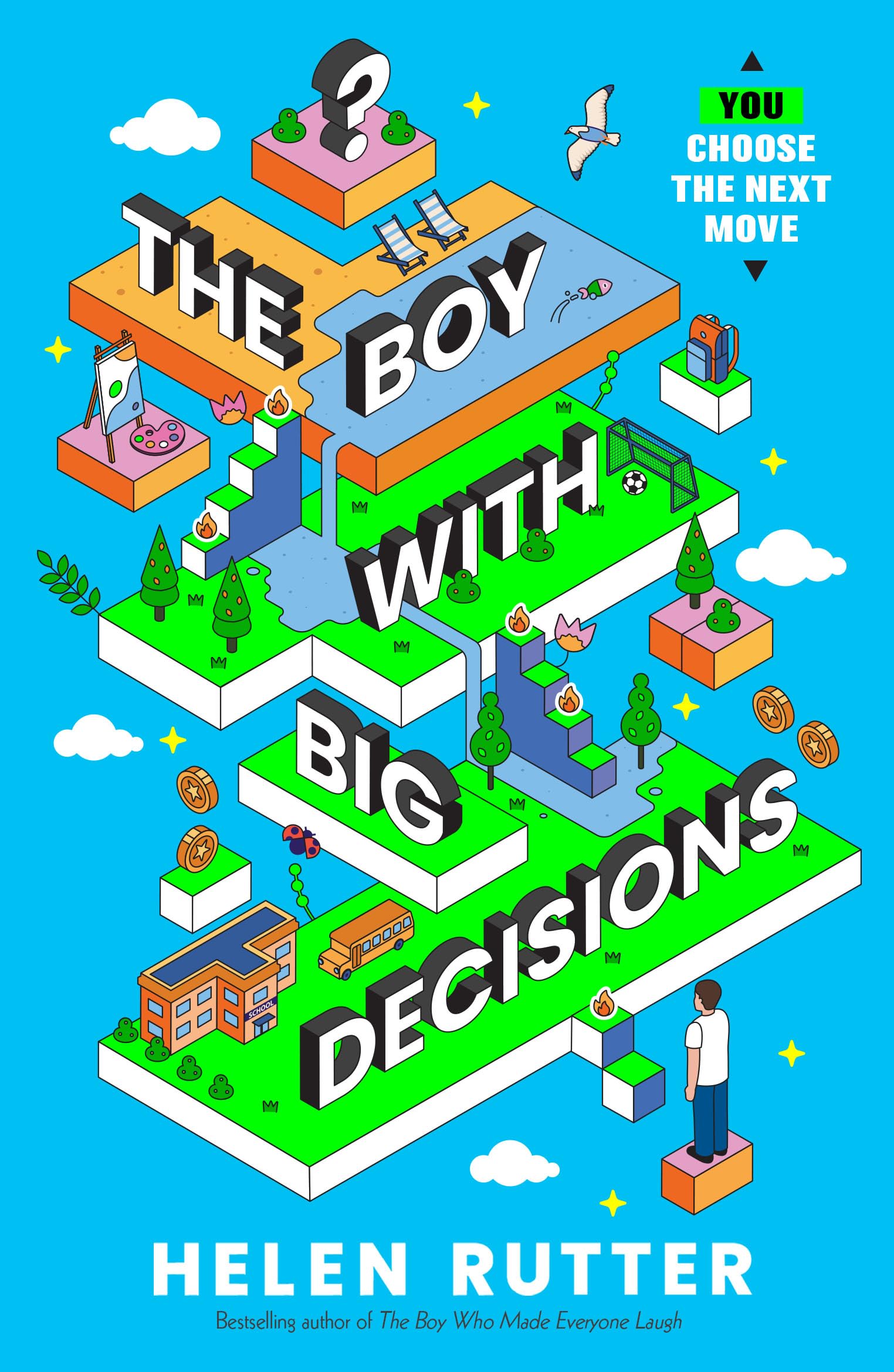 Scholastic The Boy with Big Decisions - Interactive Story Book for Ages 8-12 | Paperback