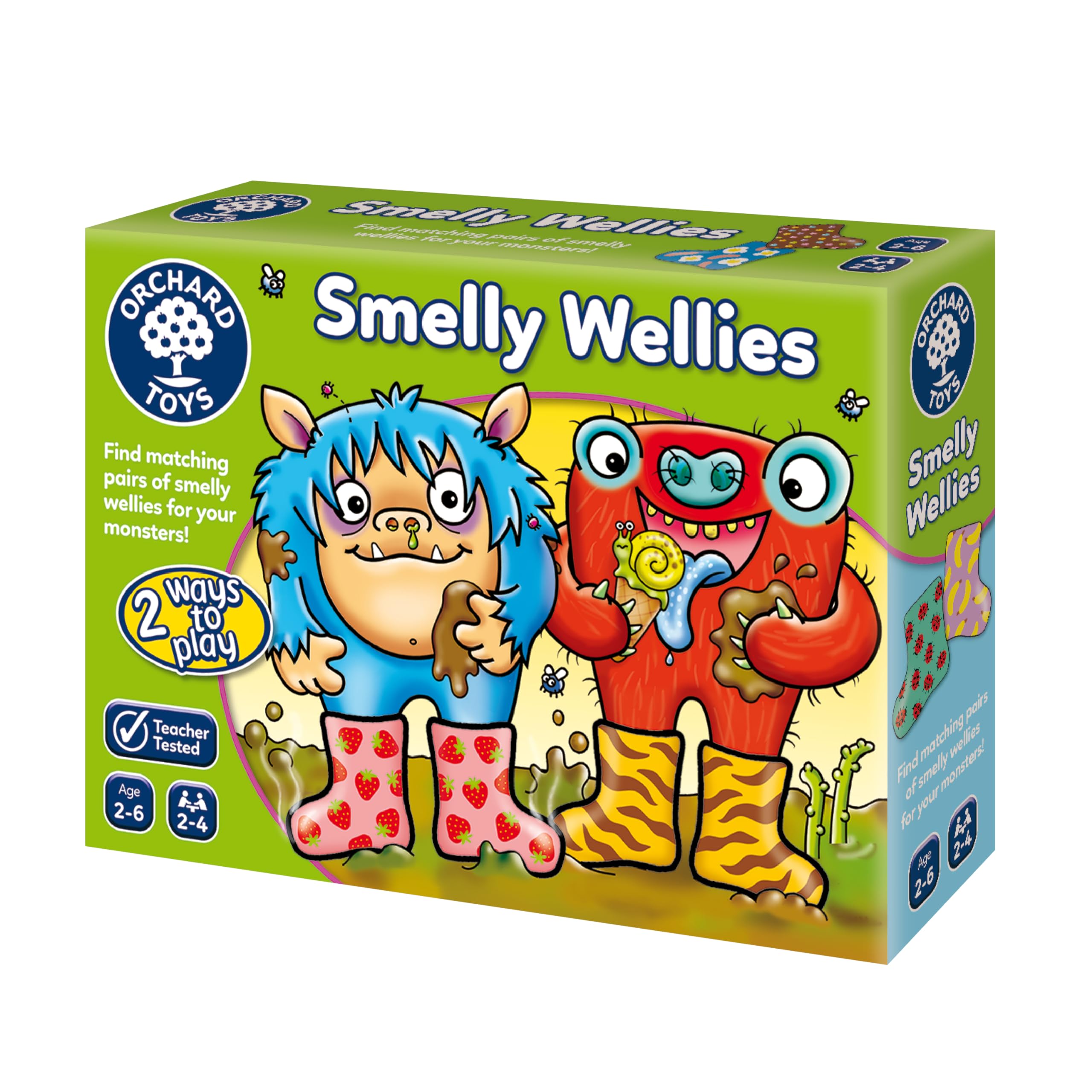 Orchard Toys Smelly Wellies Matching & Pairing Card Game for Ages 2-6 | 2-4 Players 1
