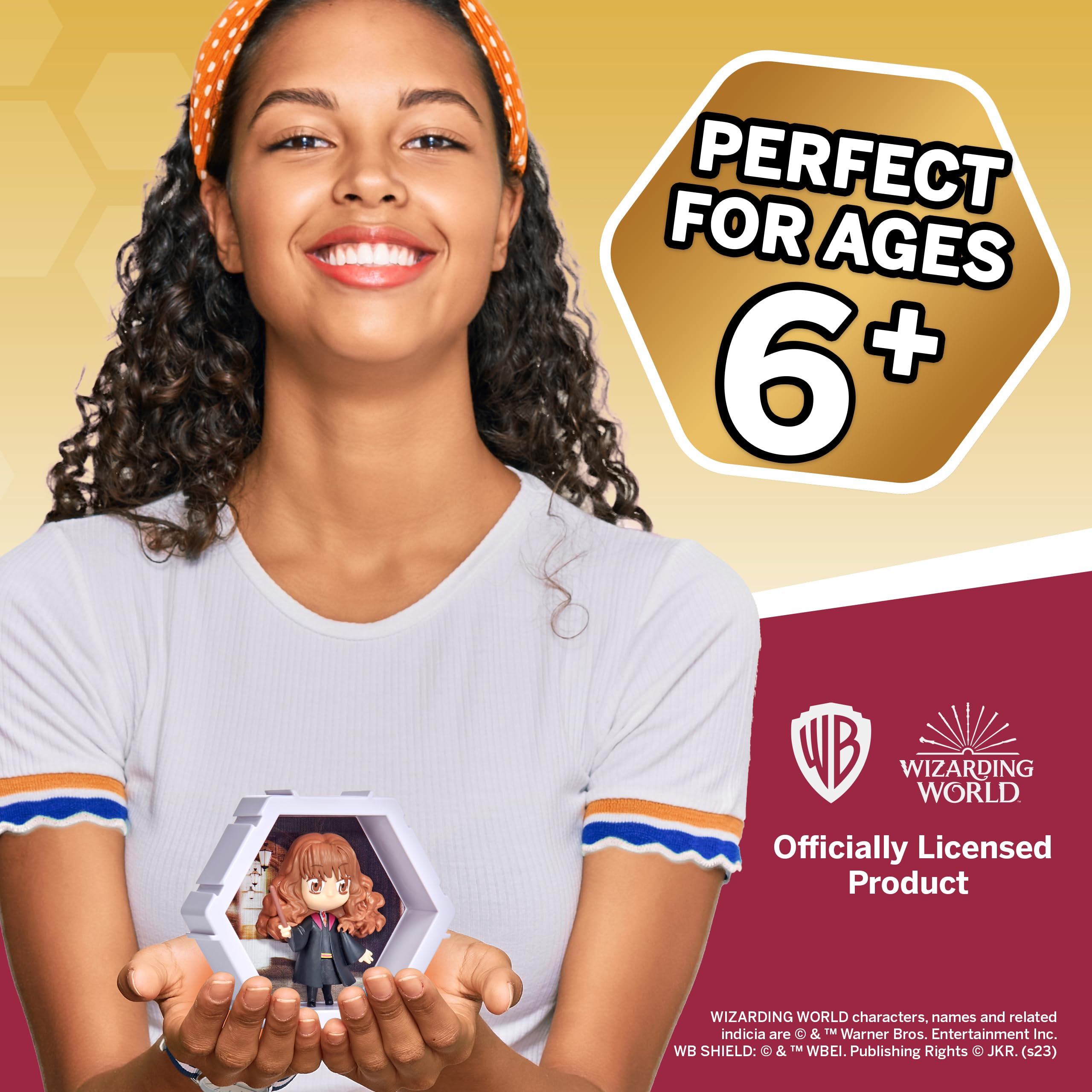 WOW! PODS 4D Harry Potter Hermione - Connectable Collectible Bobble with 4D Lenticular Display 18