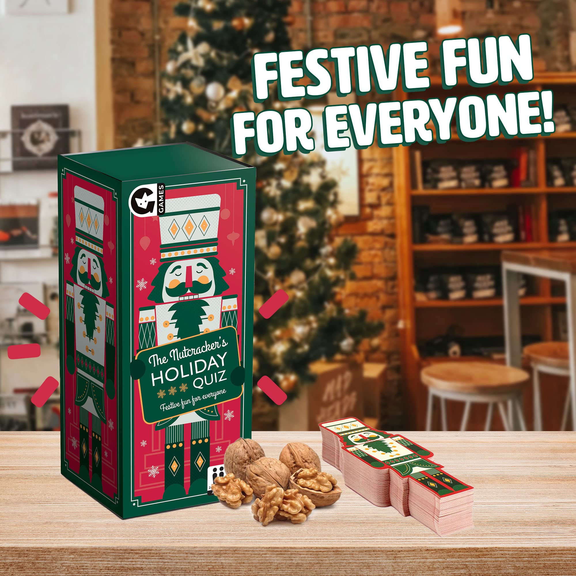 Ginger Fox The Nutcracker’s Holiday Quiz Trivia Card Game | Ages 8+ | 2+ Players | 20-30 Min 4