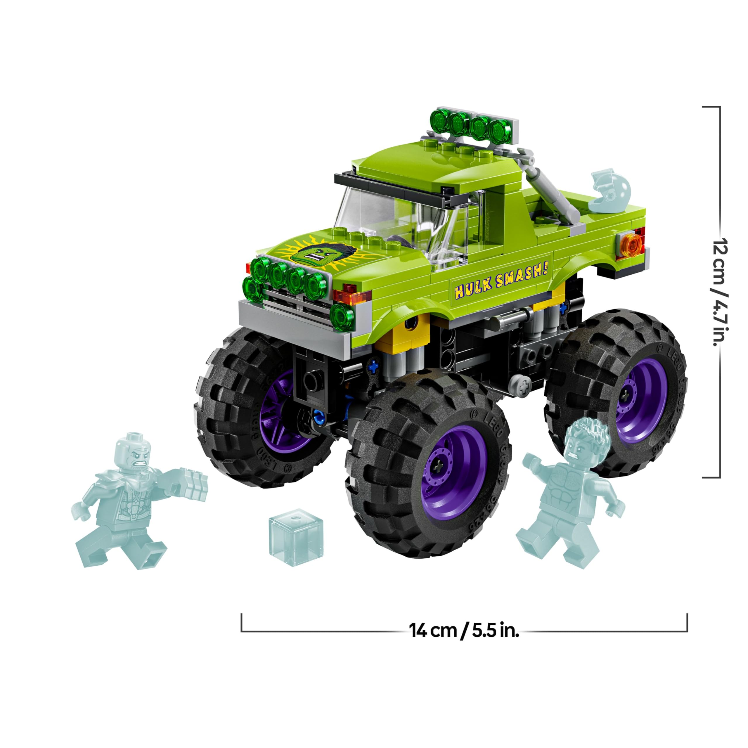 LEGO Marvel 76312 The Hulk Truck vs. Thanos Building Set for Ages 7+ 8