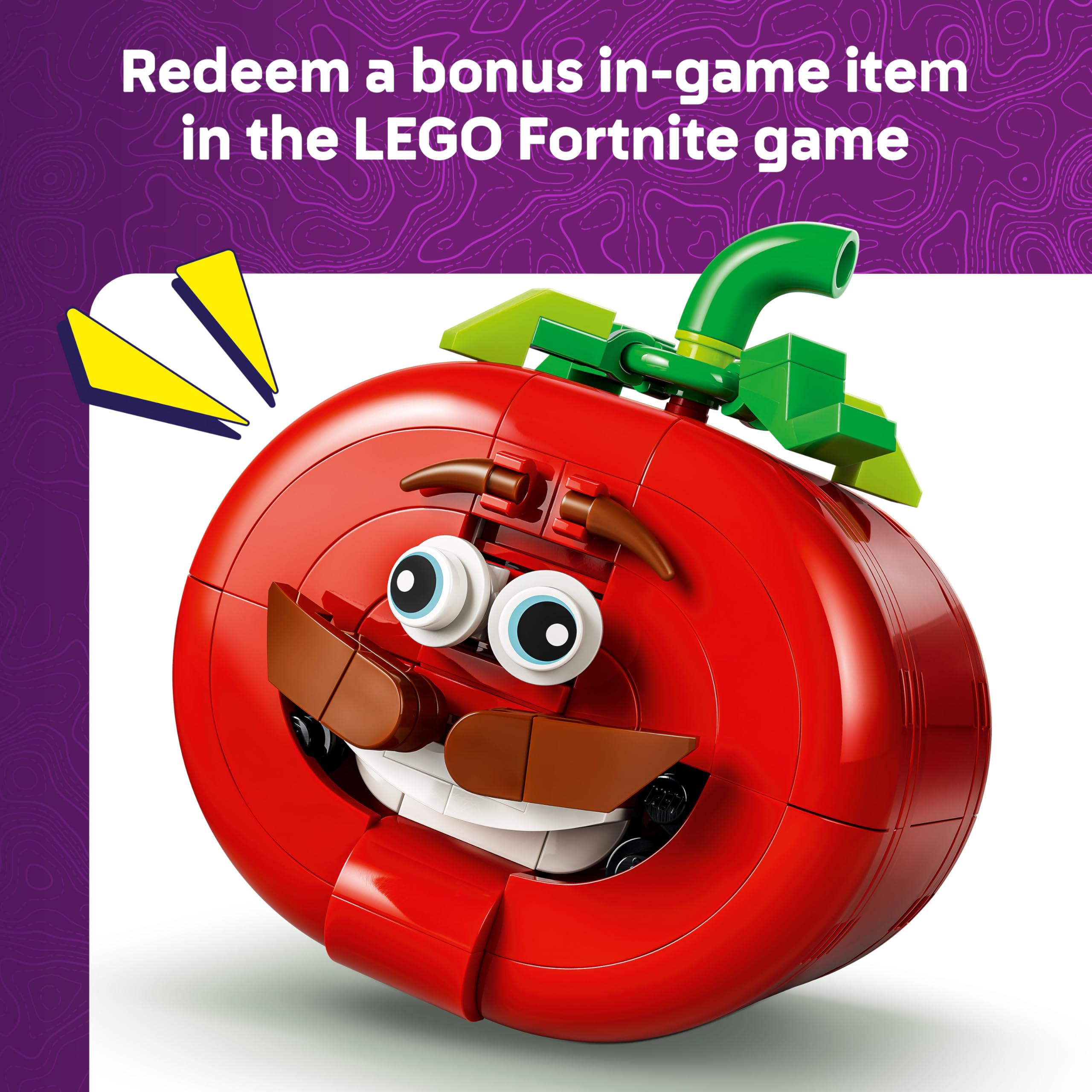 LEGO Fortnite Tomatohead Building Set 77079 for Ages 10+ | Includes In-Game Decor Pack 3