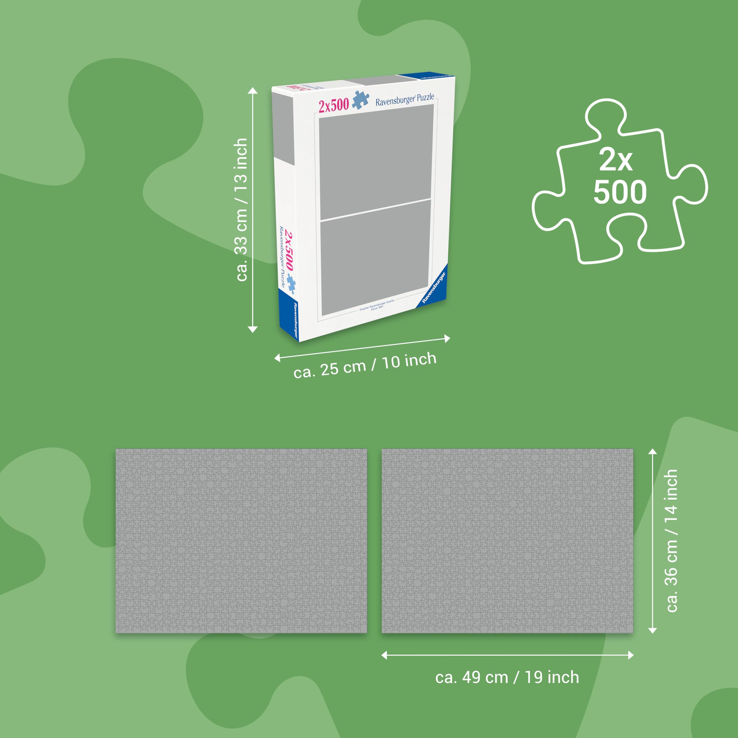 Ravensburger Picturesque Landscapes No. 1 Jigsaw Puzzle - 1000 Pieces, Yorkshire Whitby & Runswick Bay 8
