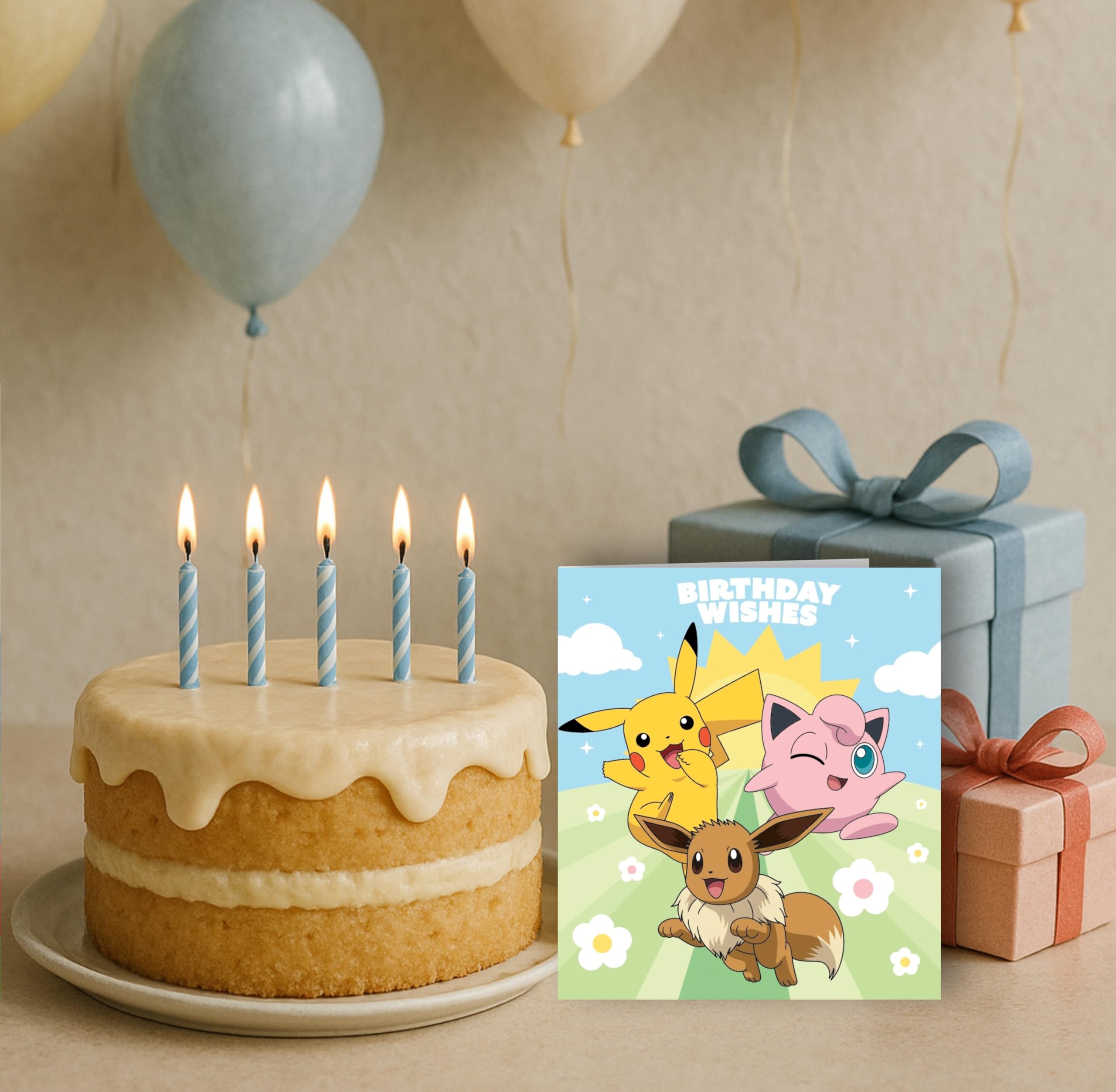 Danilo Promotions LTD Pokémon Birthday Card for Trainers - Standard Size | PK104 2