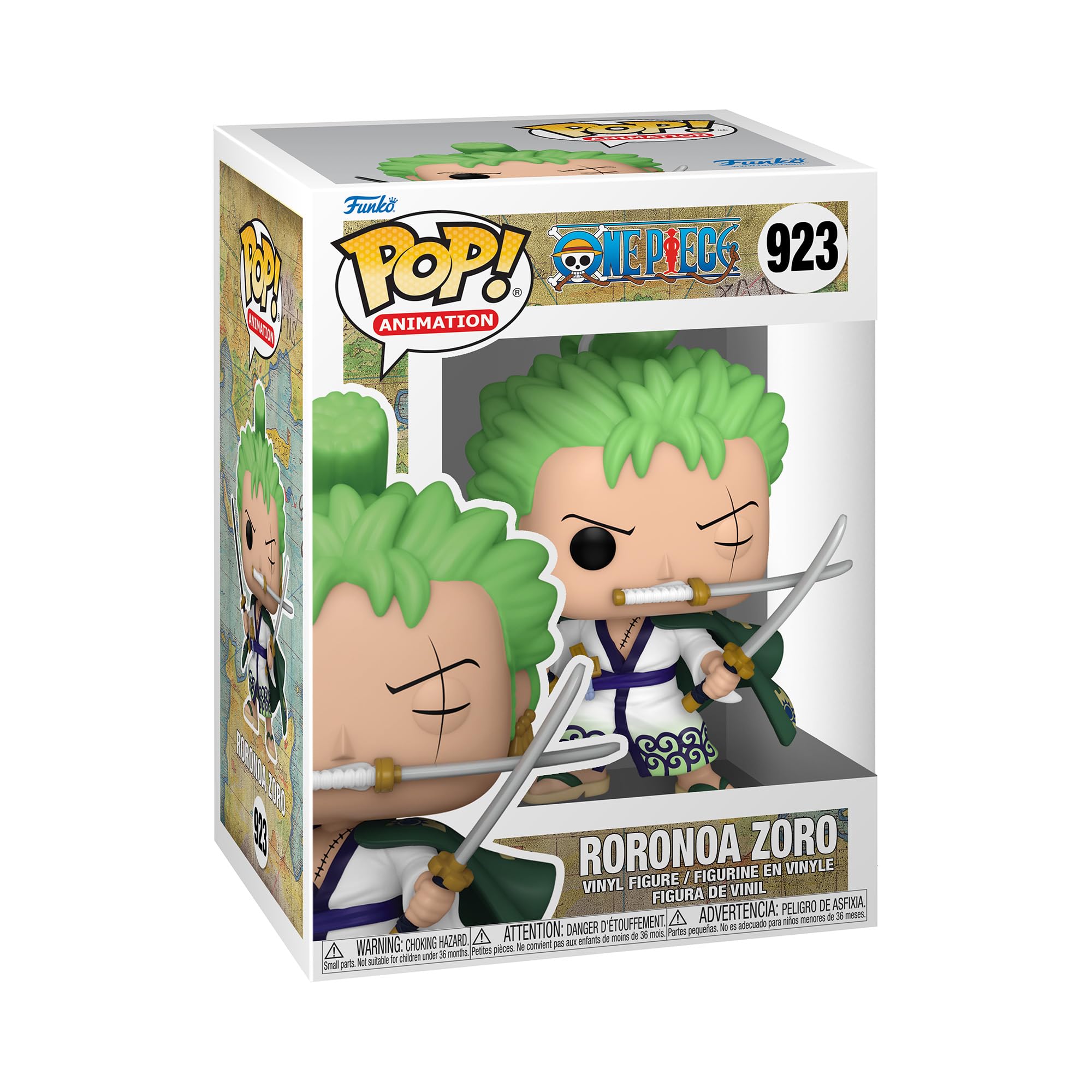 Funko Roronoa Zoro - One Piece S4 Chibi Vinyl Figure | 3.75 Inches | Model 54462