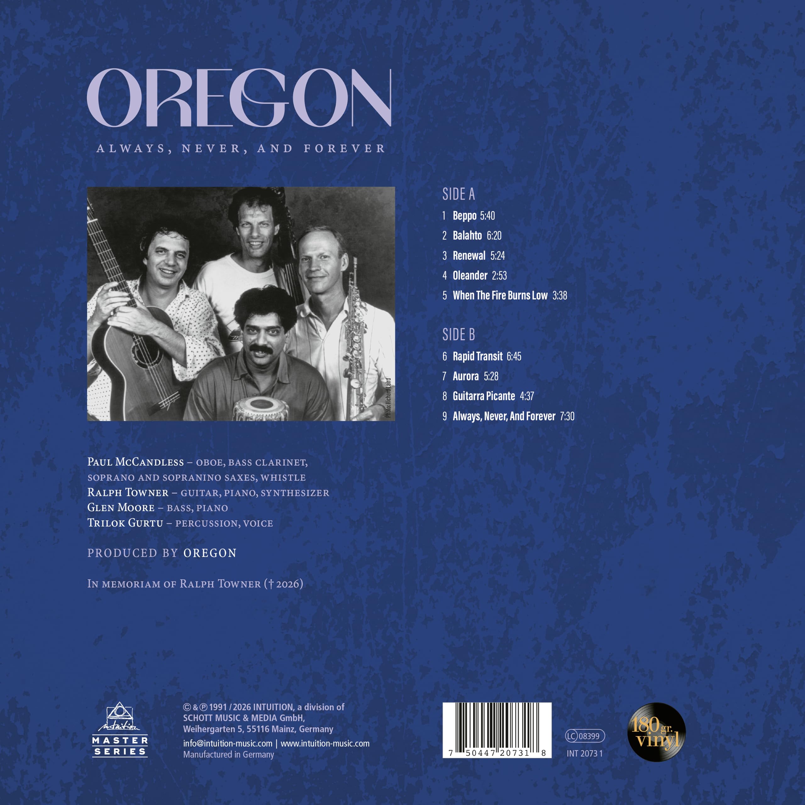 Oregon - Always, Never, And Forever [180g Vinyl] 2