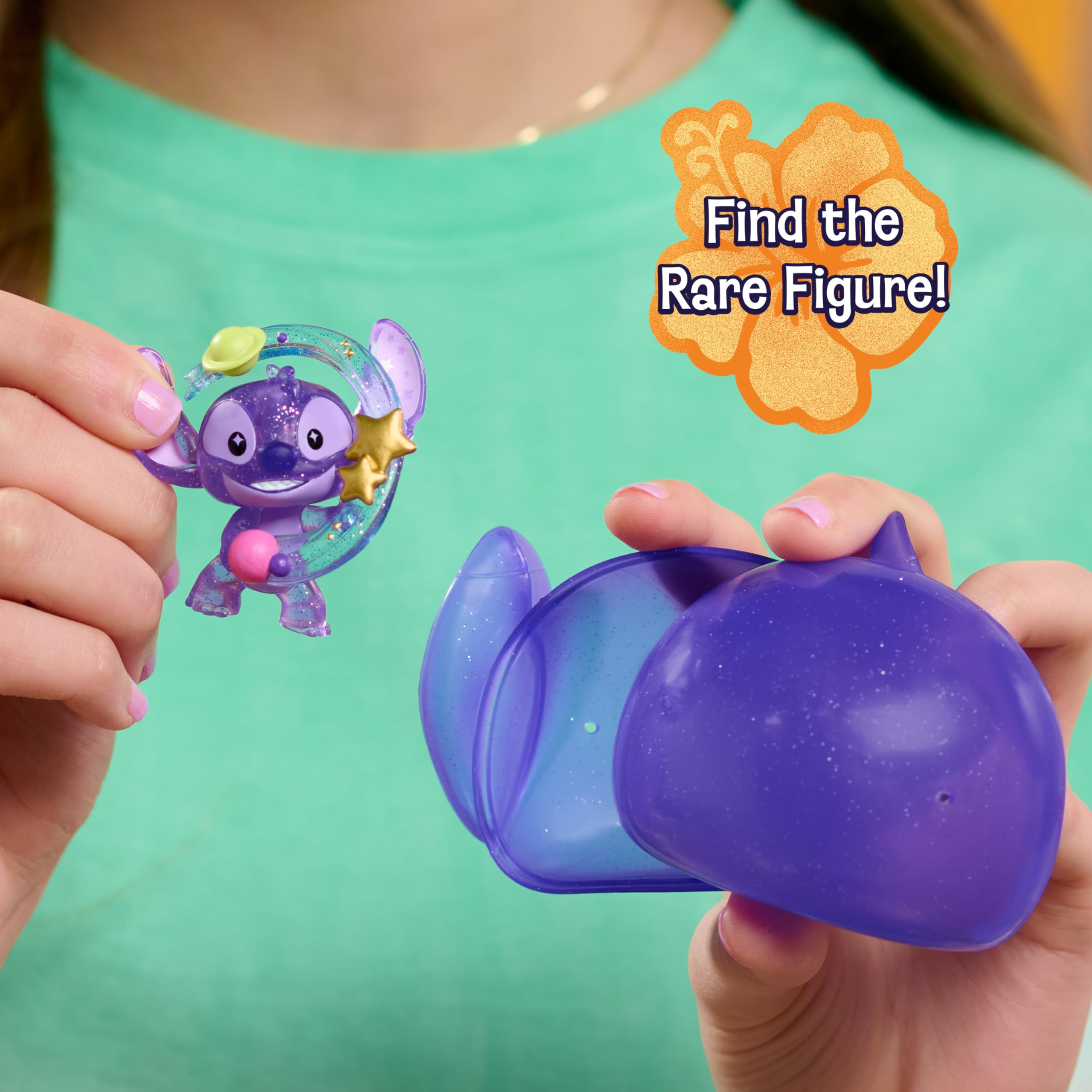 Disney Stitch Outta This World Collectible Mini Figure Capsule - Blind Surprise with 13 Kawaii Figures, Ages 3+ 6