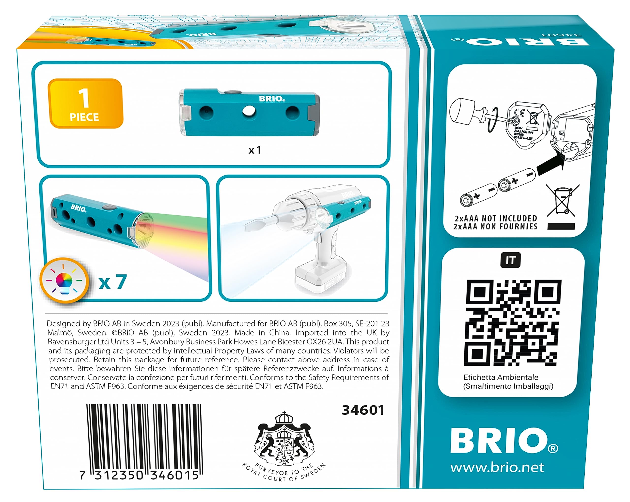 BRIO Builder Flashlight - Light-Up Building Toy for Kids 3+ 10