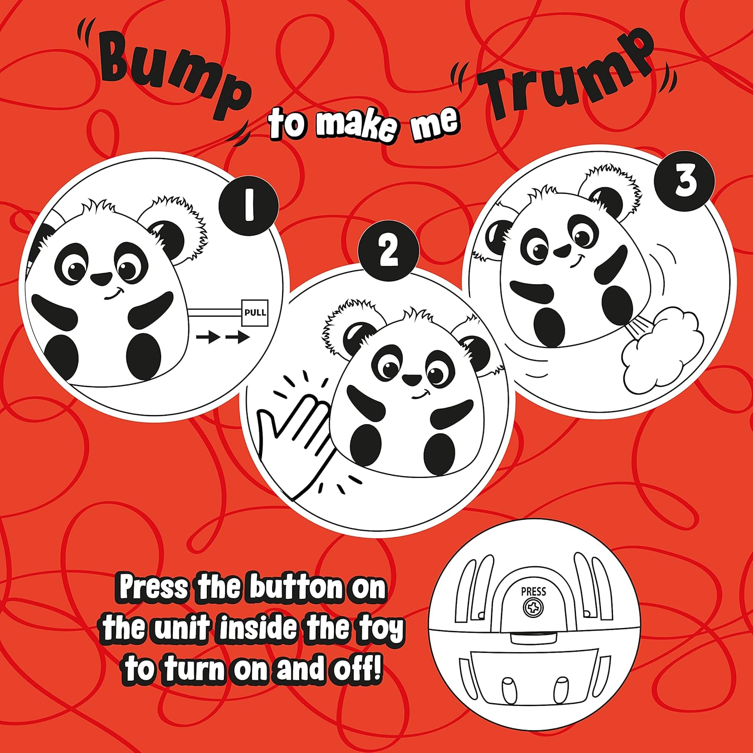 Windy Bums Monkey - Farting Plush Toy with Jiggling Movement, 6 Months+ 8