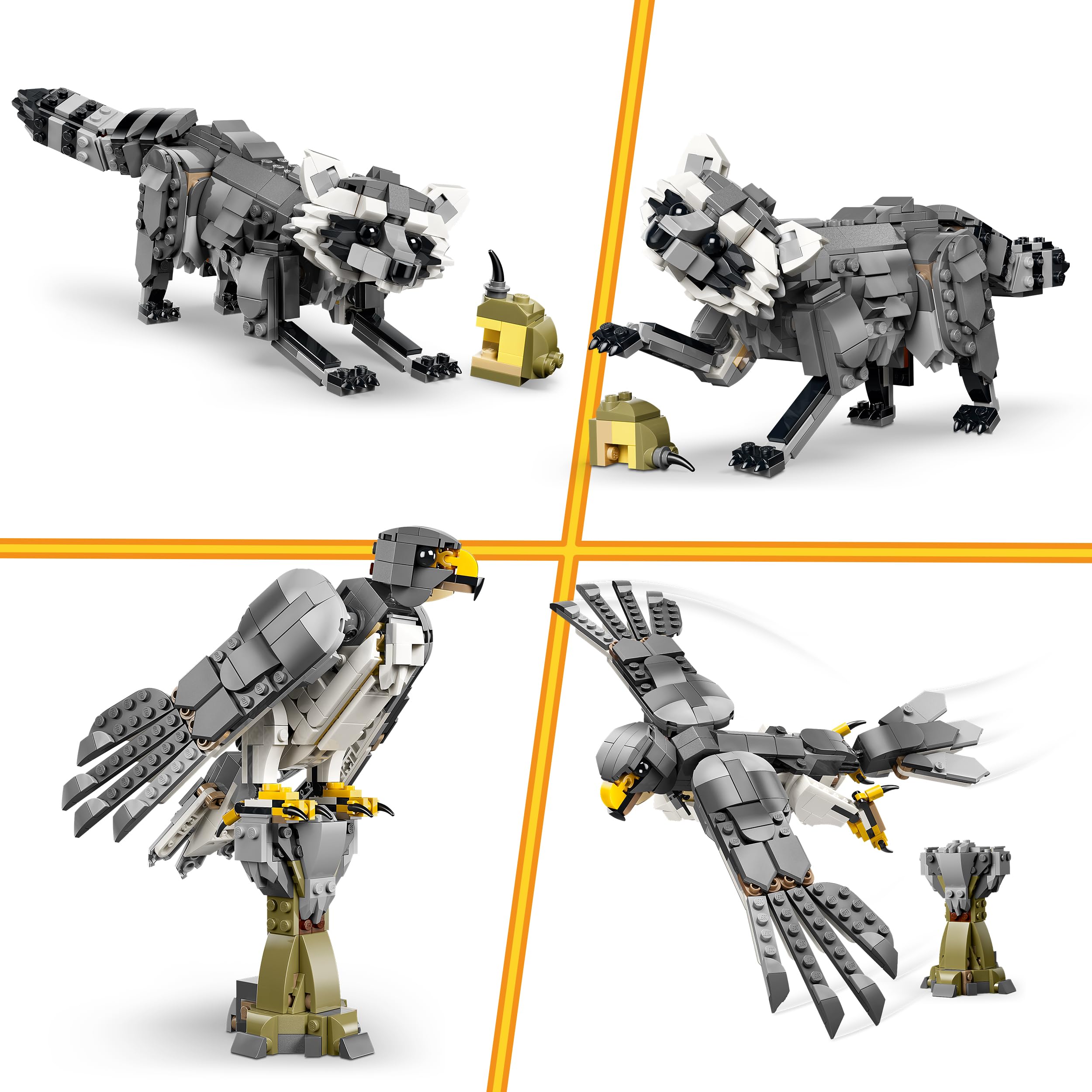 LEGO Creator 3 in 1 Forest Animals: Grey Wolf Toy Set 31393 | Ages 8+ 4