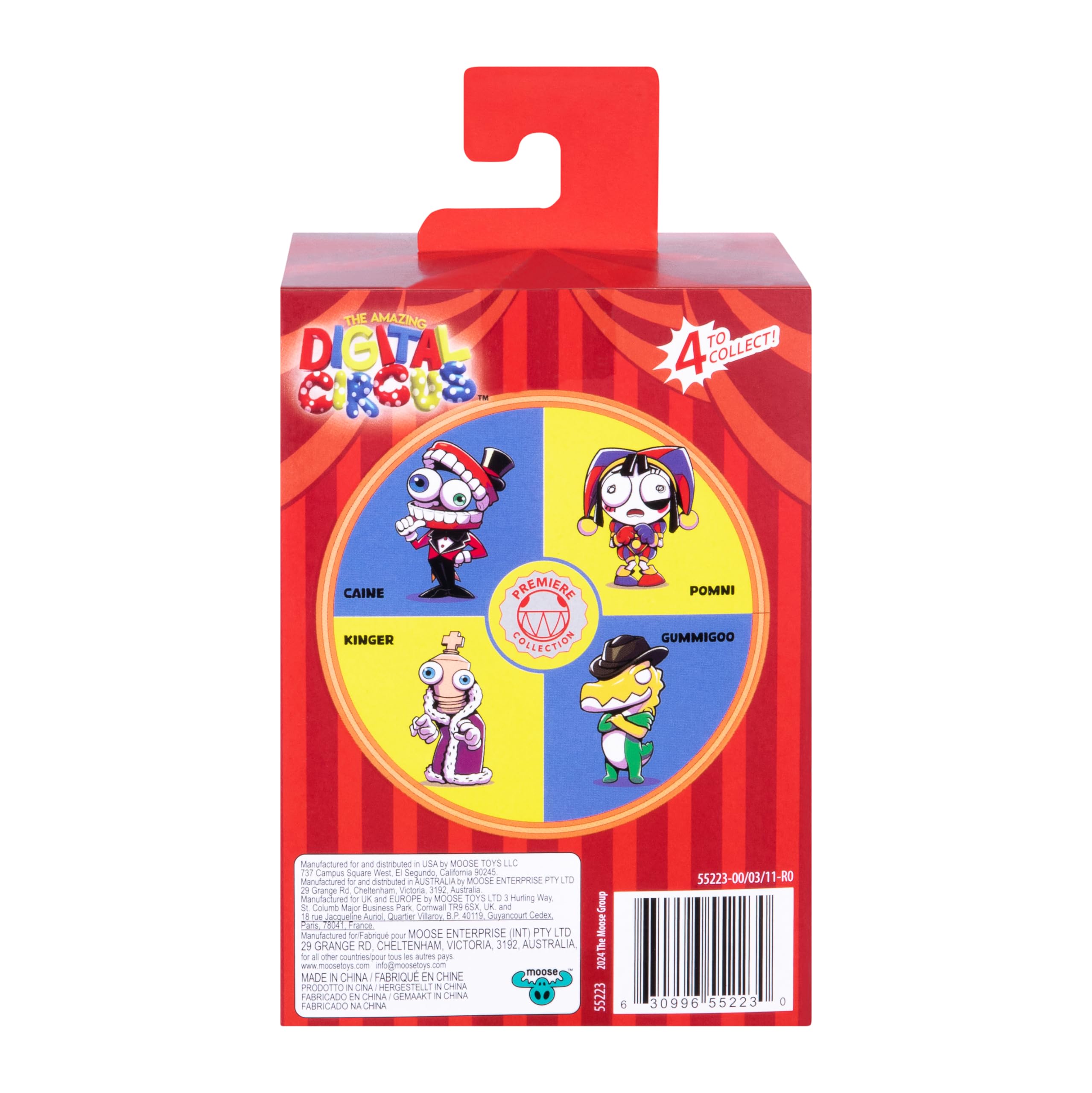 Moose Toys Amazing Digital Circus - Caine Vinyl Figure (55223) 4