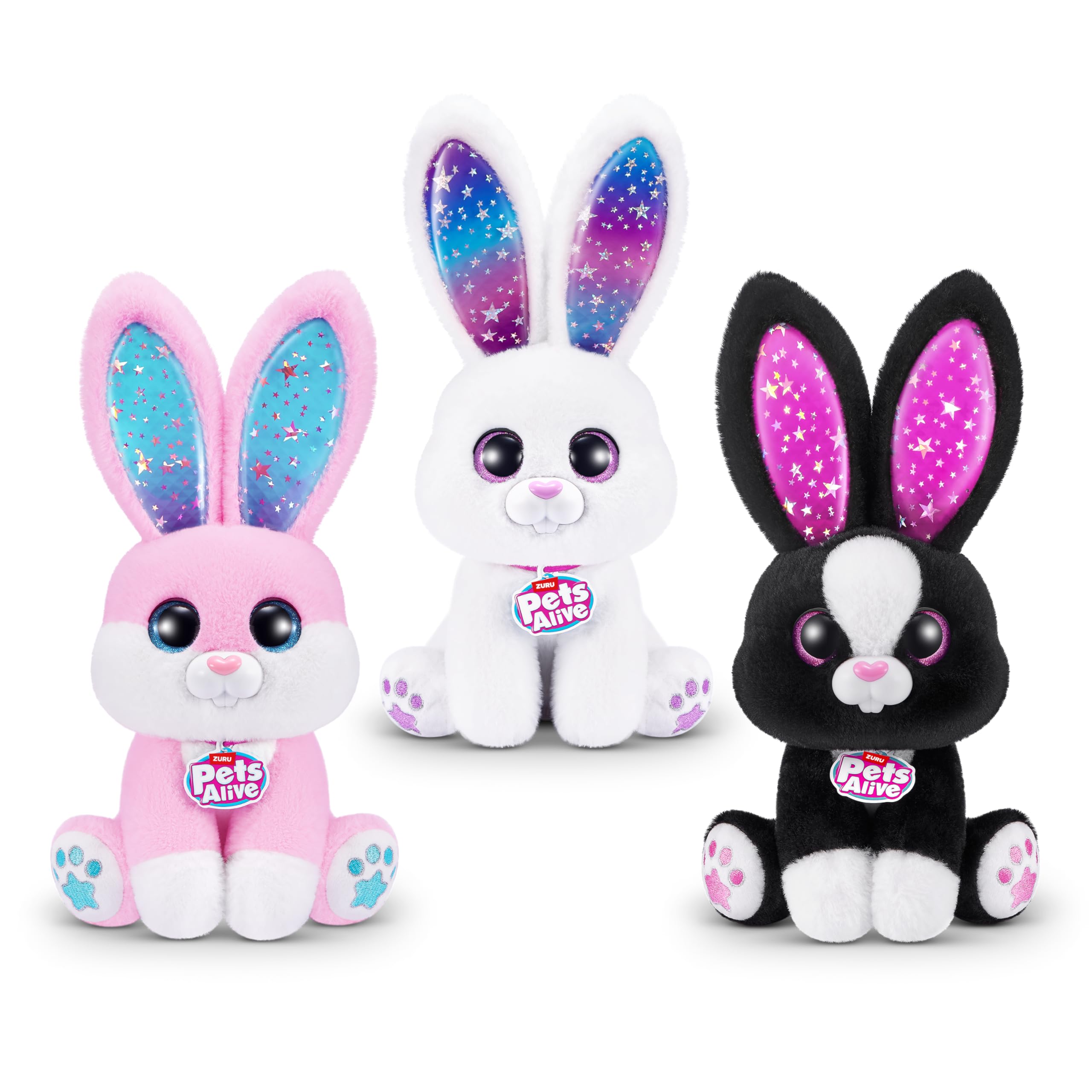 Pets Alive Magic Bunnies Pink Bunny (Candy) by ZURU - Electronic Plush with Lights, Sounds & Mini Bunnies 3
