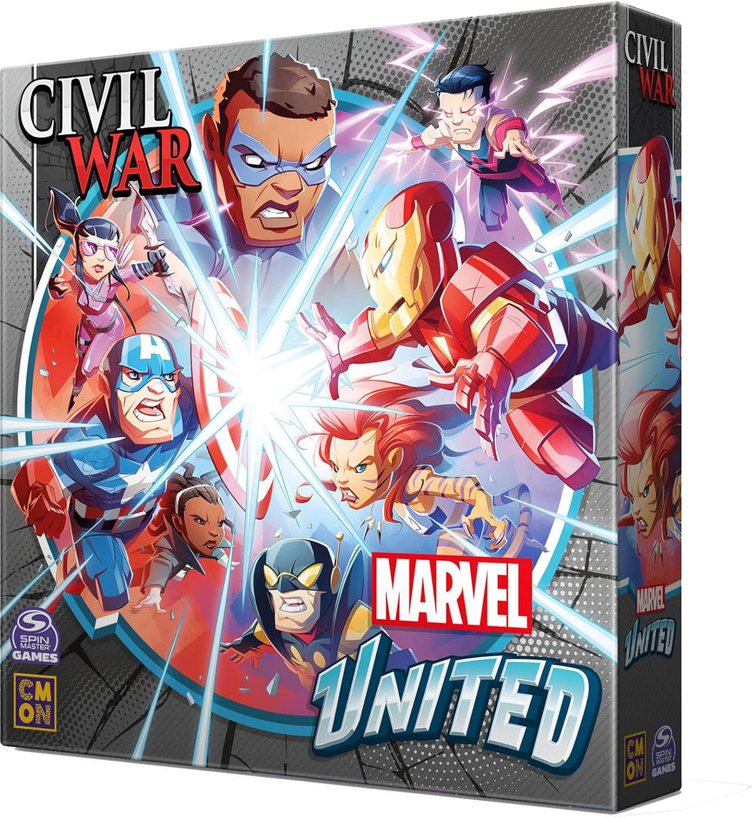 CMON Marvel United: Civil War Expansion Tabletop Miniatures Strategy Game (CMNMUN017)