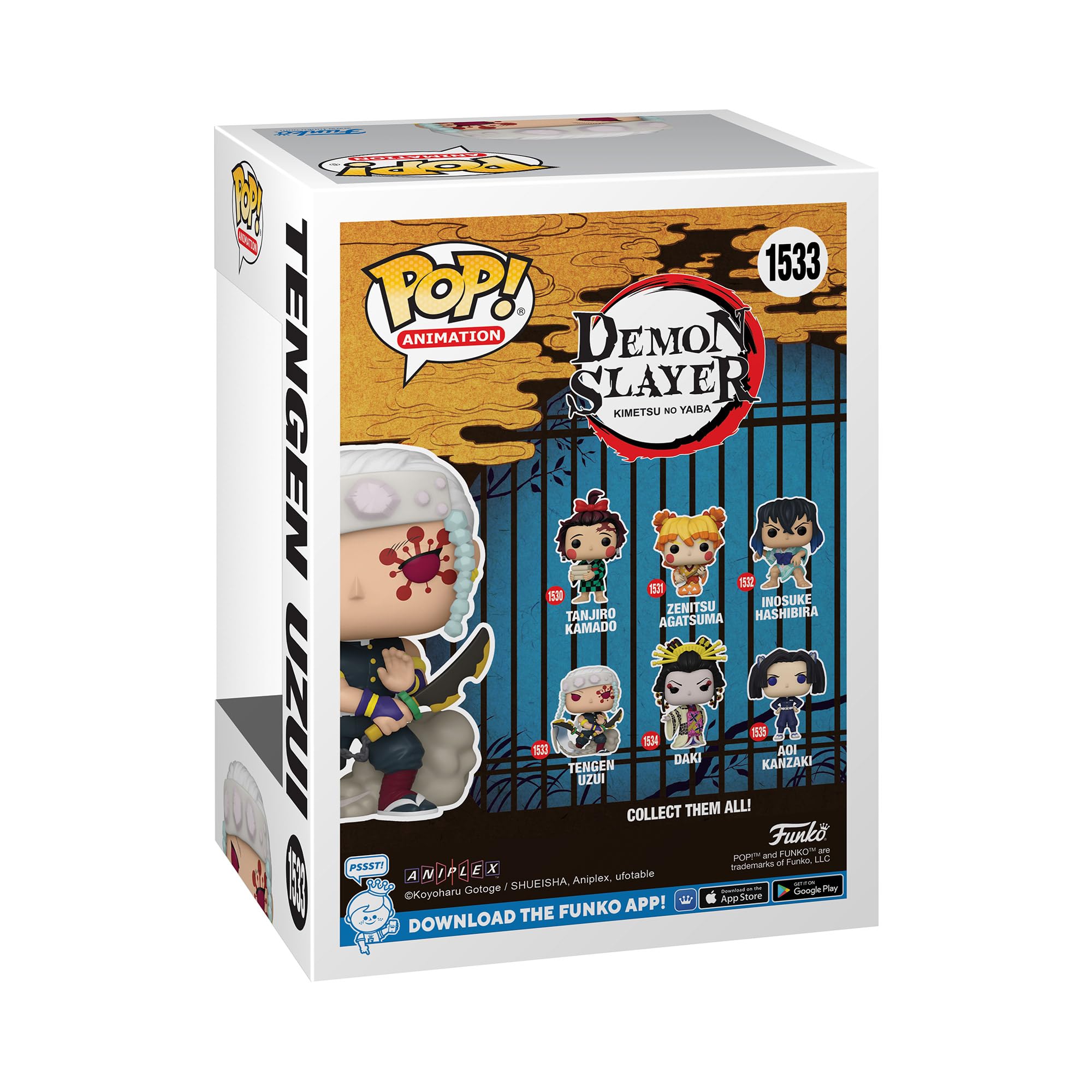 Funko POP! Animation: Demon Slayer - Tengen Uzui Vinyl Figure | Approx. 3.75 Inches Tall 3