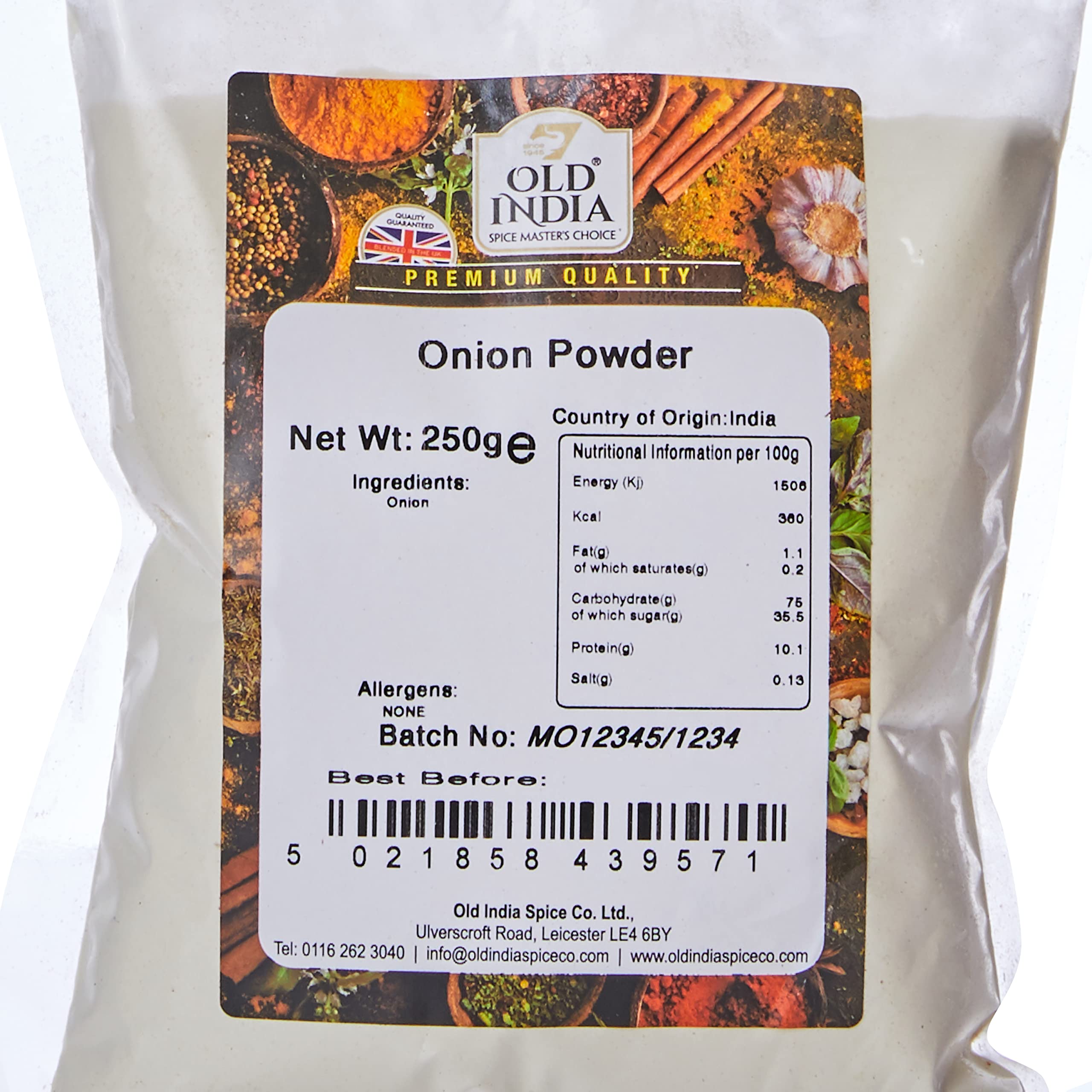 Old India Onion Powder - 100% Natural & Additive Free | 250g Pack 2