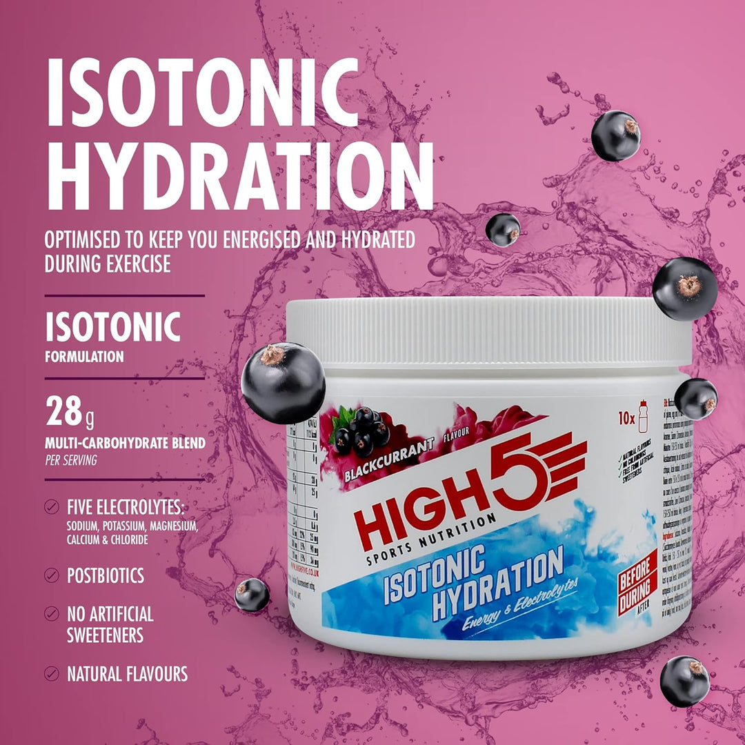 HIGH5 Hydration Energy Drink Powder | Isotonic Electrolyte Hydration | 28 g Carb