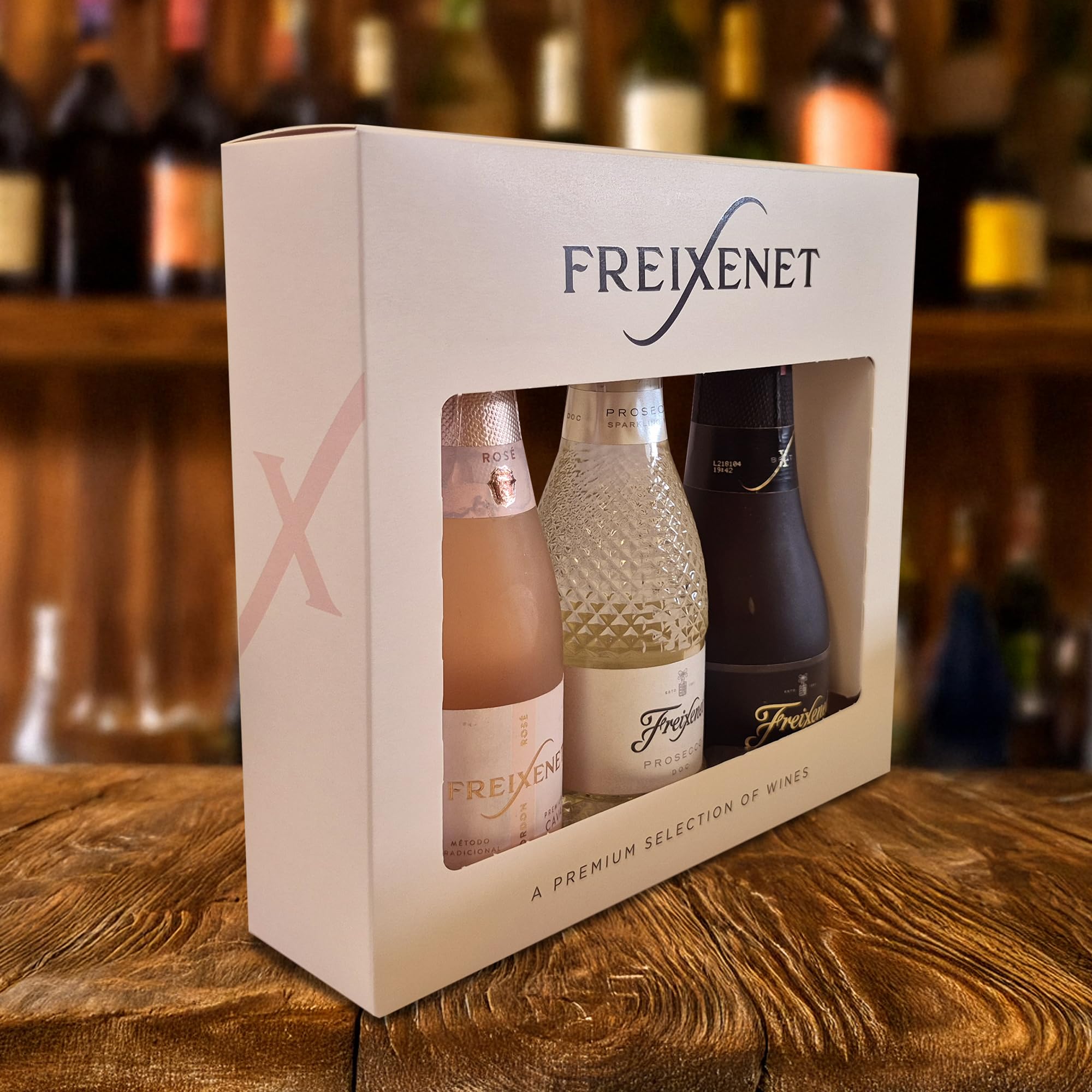 Freixenet Cordon Rosado Dry Cava 3 x 20cl Gift Pack (11.5% ABV) 5