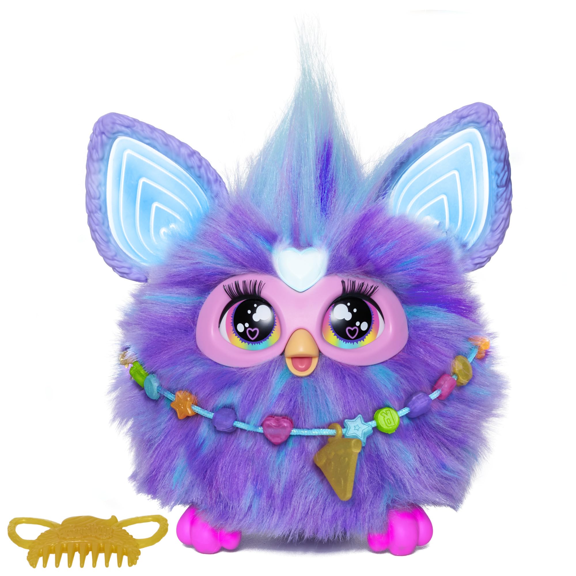 Furby Interactive Plush Toy - Voice Activated, Talking, Singing, Dancing | 6 Inch | Purple