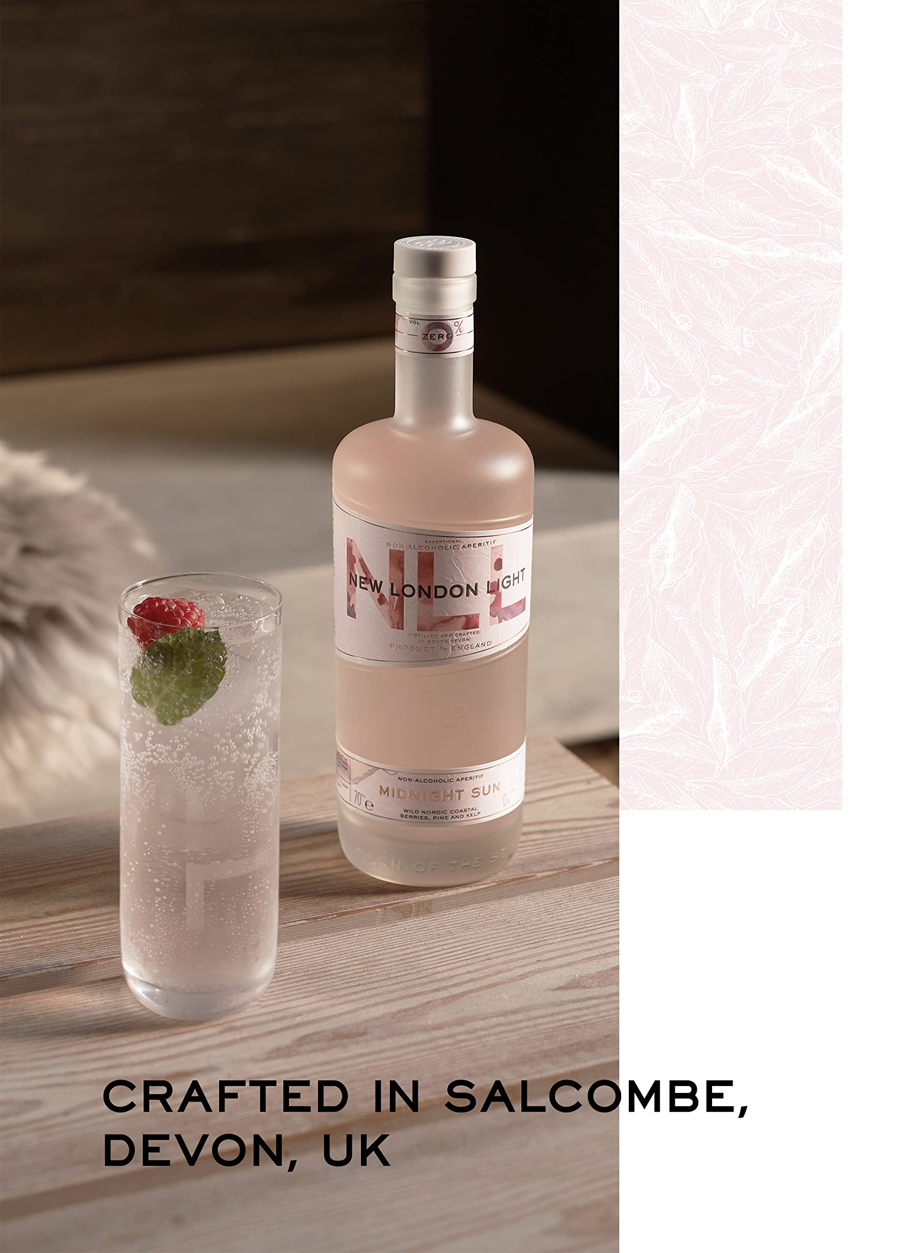 New London Light Midnight Sun Non-Alcoholic Aperitif - 70cl 2