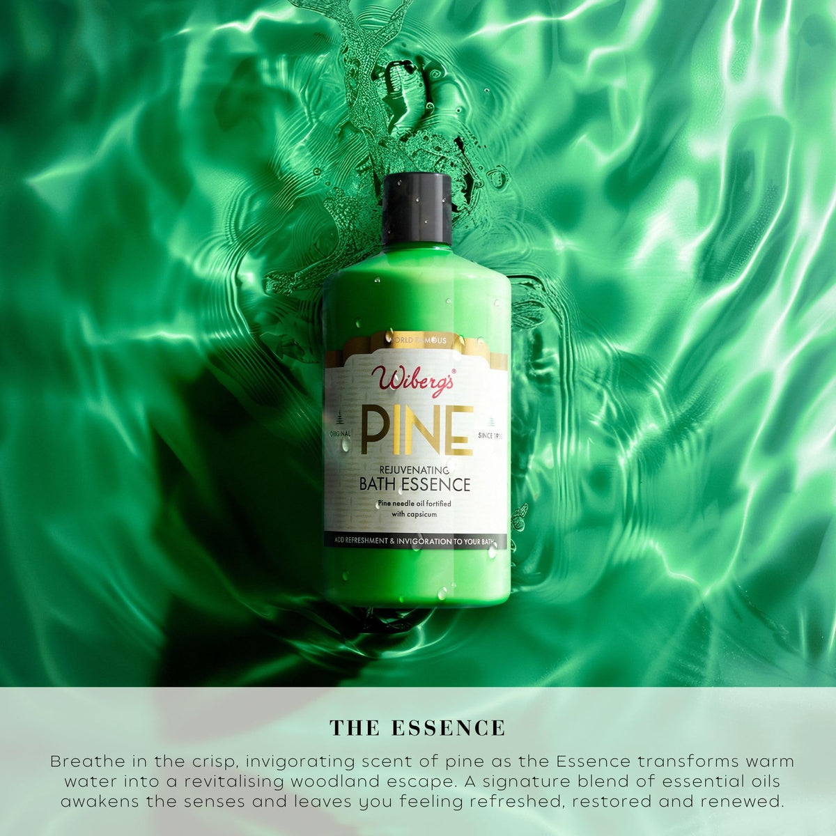 Wiberg's Pine Bath Essence - 500ml | Relaxing & Refreshing Bath Oil 3