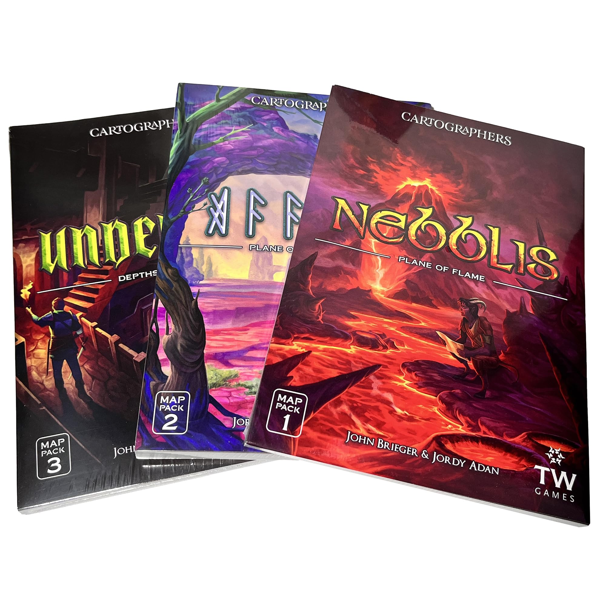 Thunderworks Games Cartographers Map Pack Collection - Expansion Map Set C 3
