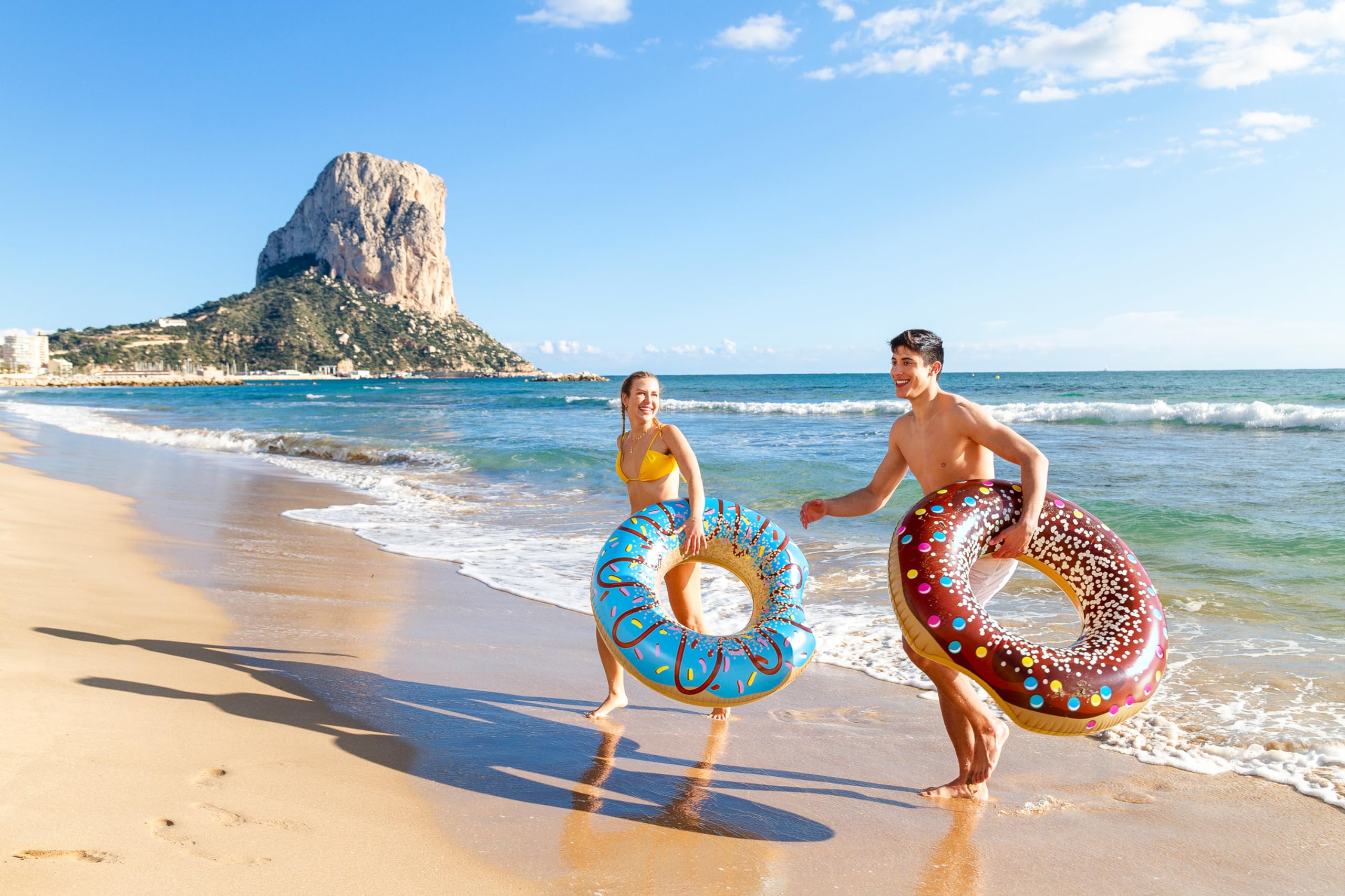 Bestway Donut Swim Tube - Realistic Design | 1.07m Size | Ages 12+ | Assorted Designs