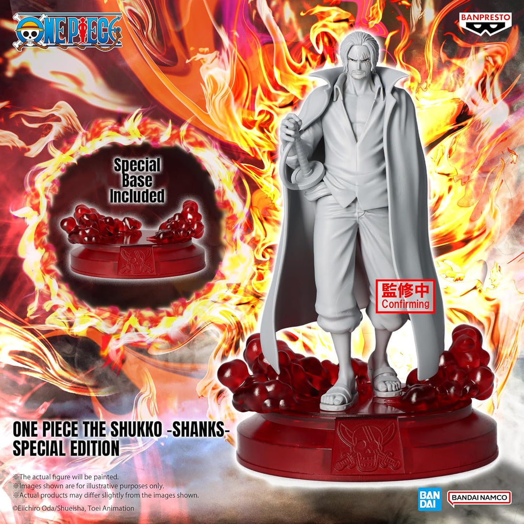 BANPRESTO Shanks Statue On Stand Collectible Figure (BPR89485)