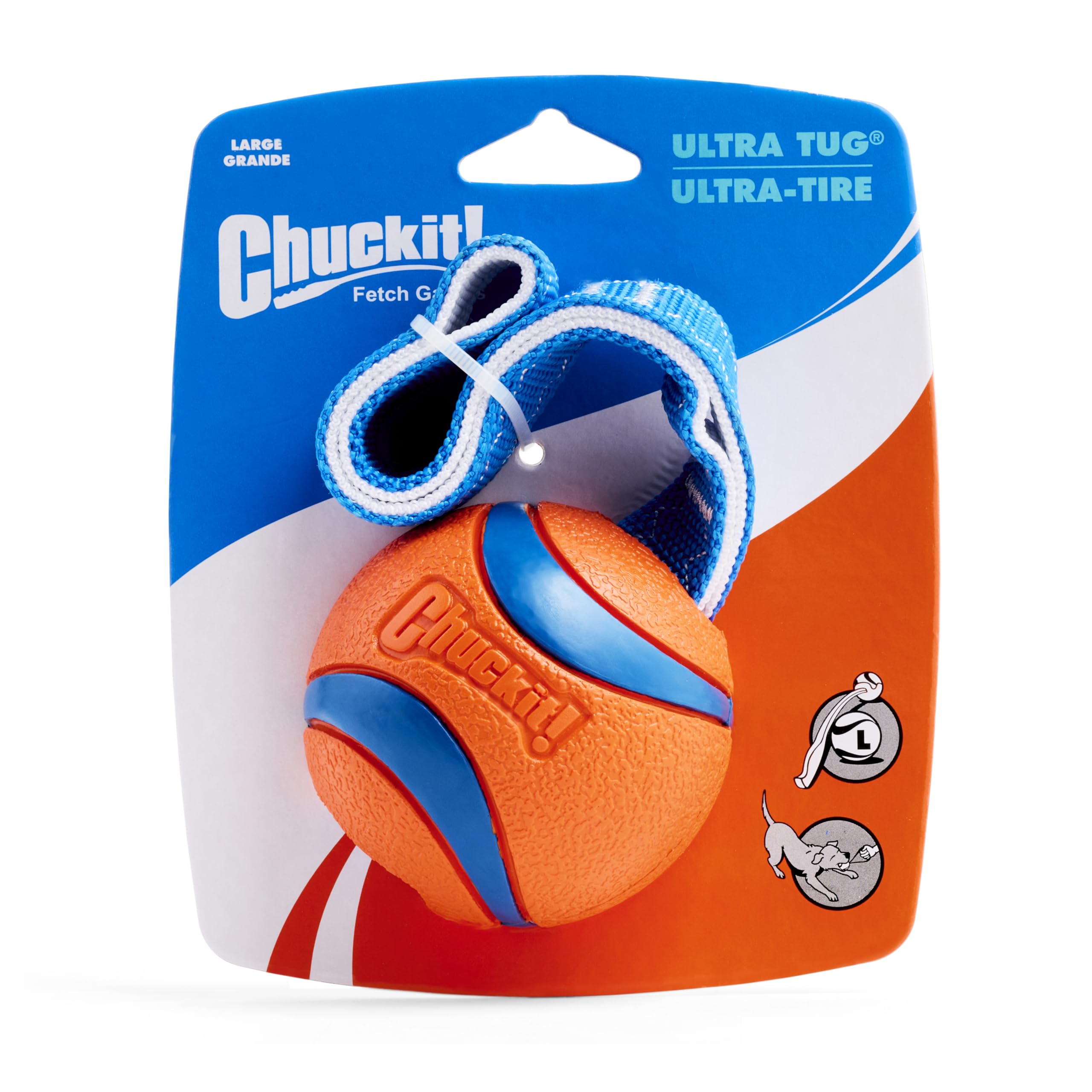 Chuckit! Ultra Tug Dog Toy - Large, Natural Rubber, Water Resistant 5