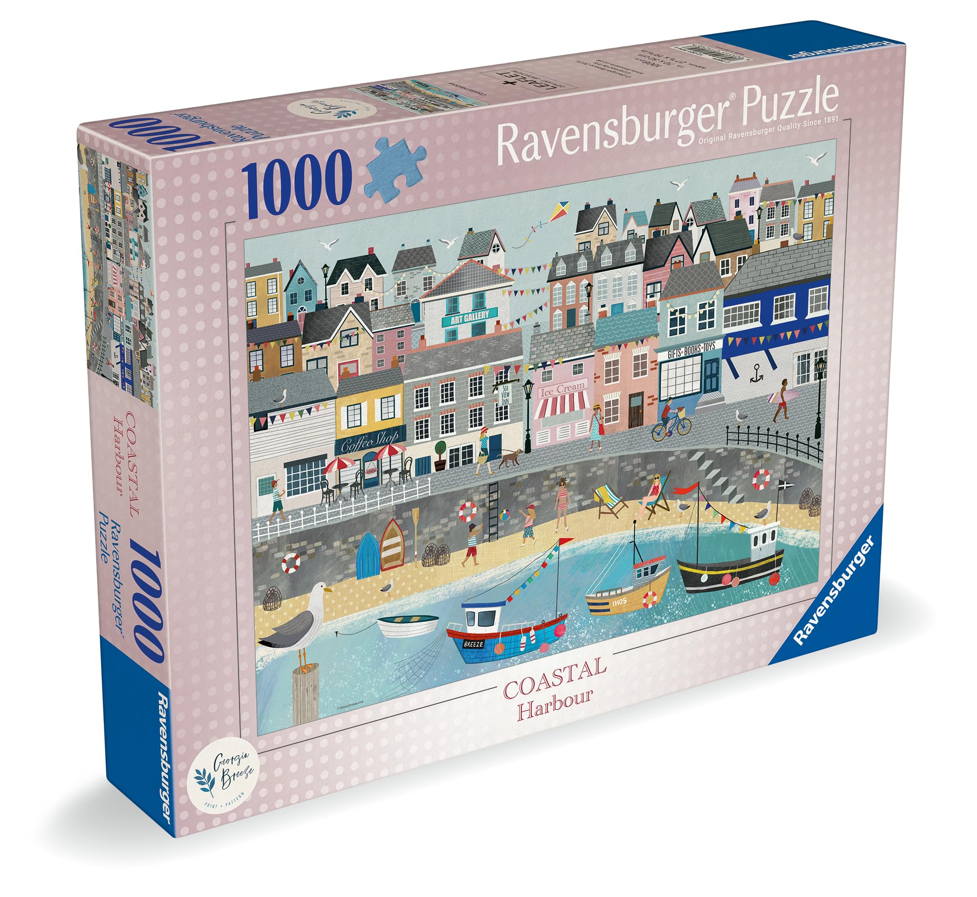 Ravensburger Coastal Harbour Jigsaw Puzzle - 1000 Pieces | 70 x 50 cm