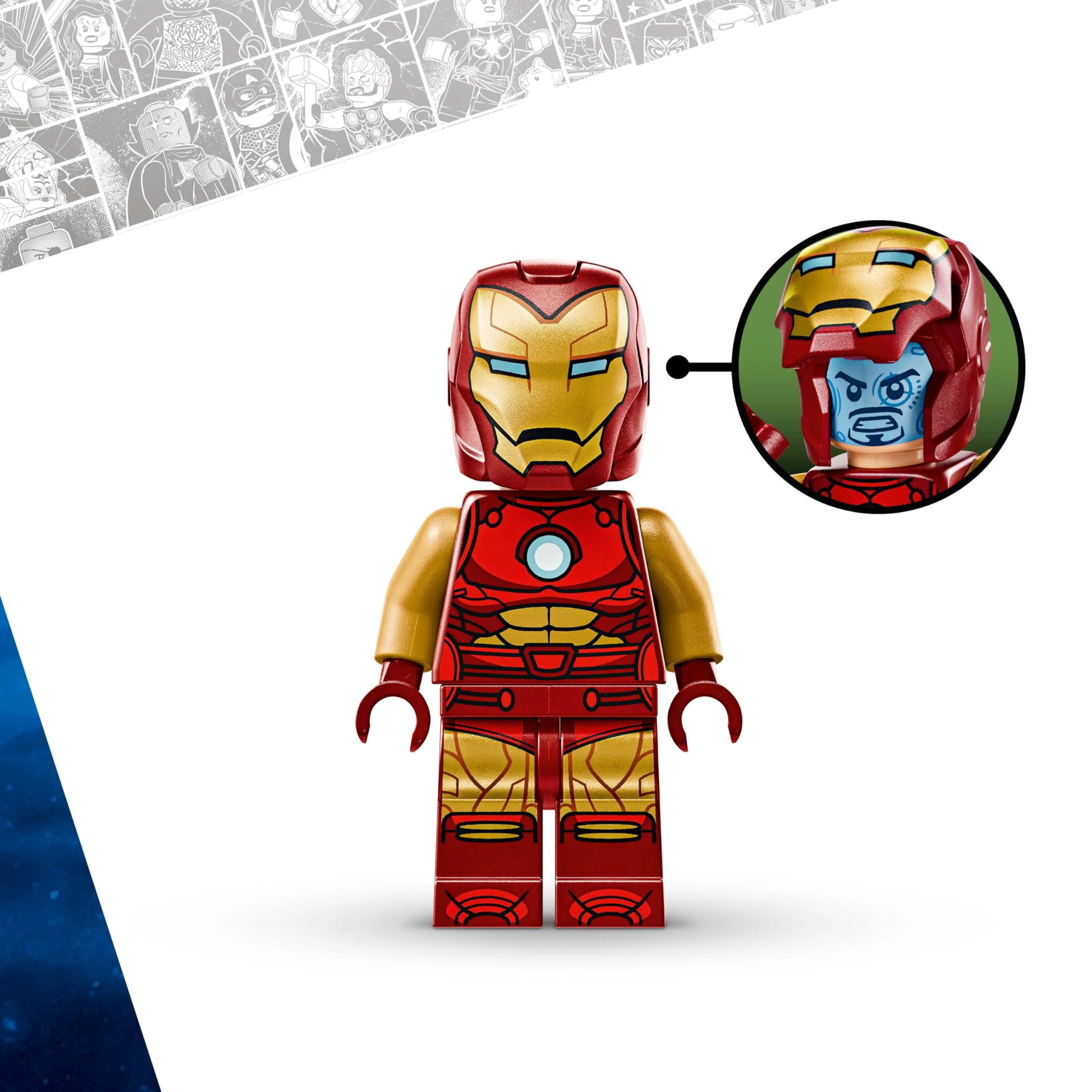 LEGO Marvel Iron Man Mech vs. Ultron – Superhelden-Spielset zum Zusammenbauen für Kinder ab 6 Jahren 7