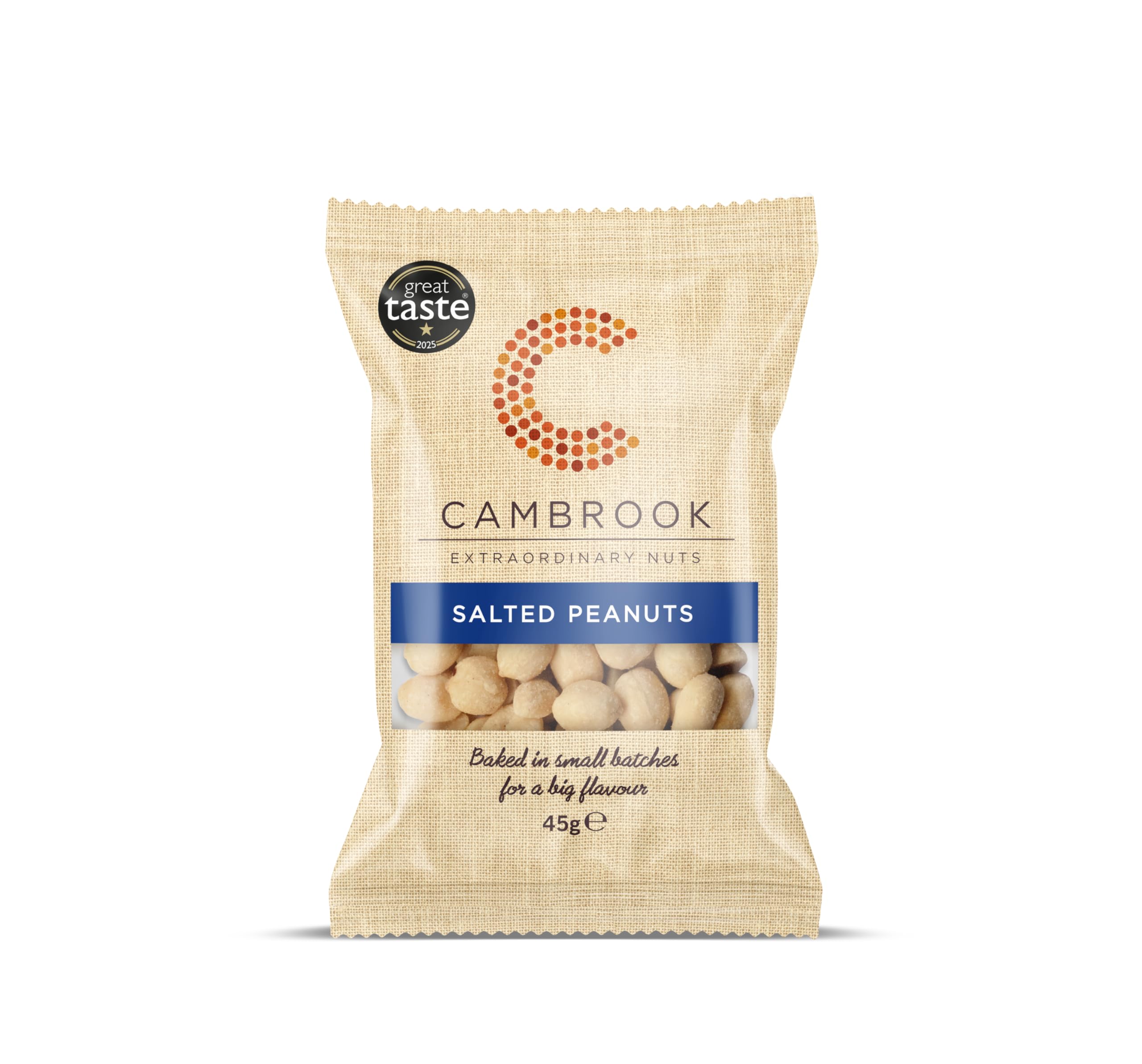 Cambrook Baked & Salted Peanuts - 45g Bag | Gluten Free | Suitable for Vegans 1