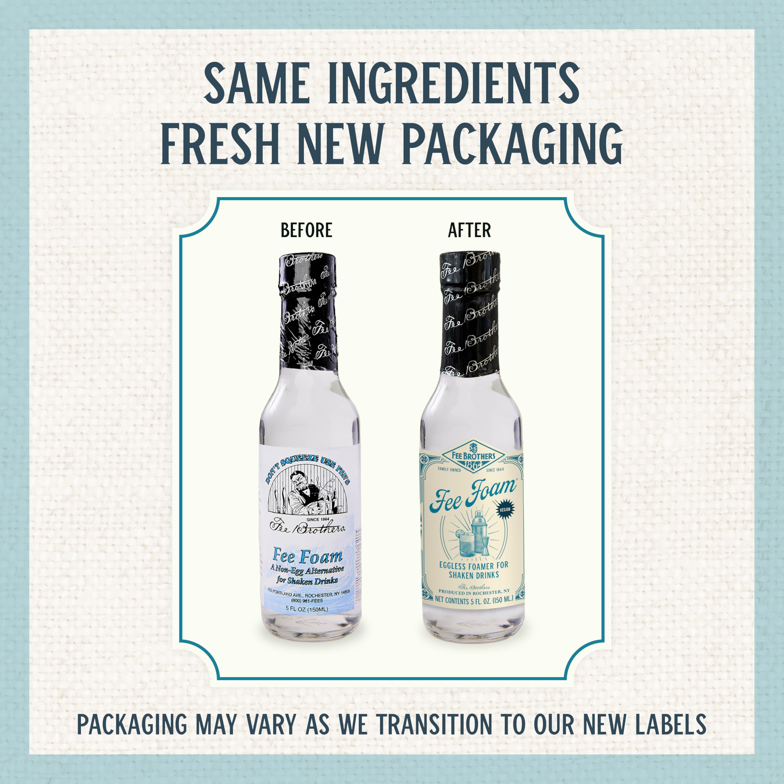 Fee Brothers Fee Foam Bitters - Premium Cocktail Foamer | 15cl | Egg-White Substitute 3