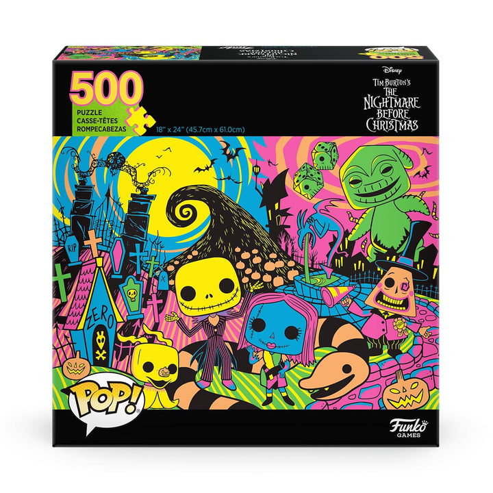 Funko POP! Puzzle - The Nightmare Before Christmas - 500 Piece Jigsaw with Crown Piece