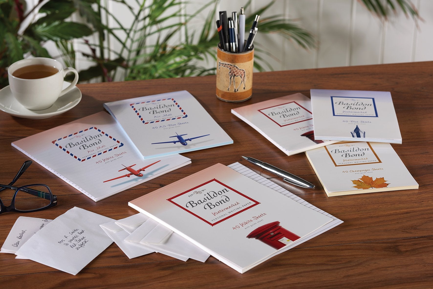 Basildon Bond Writing Pad - Champagne | P4TO Size (178 x 229 mm) | 40 Sheets | 90 gsm 5