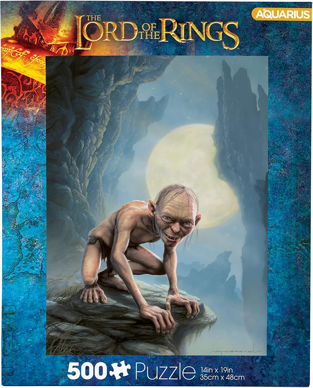 AQUARIUS Lord of The Rings - Gollum 500 Piece Jigsaw Puzzle (62286)