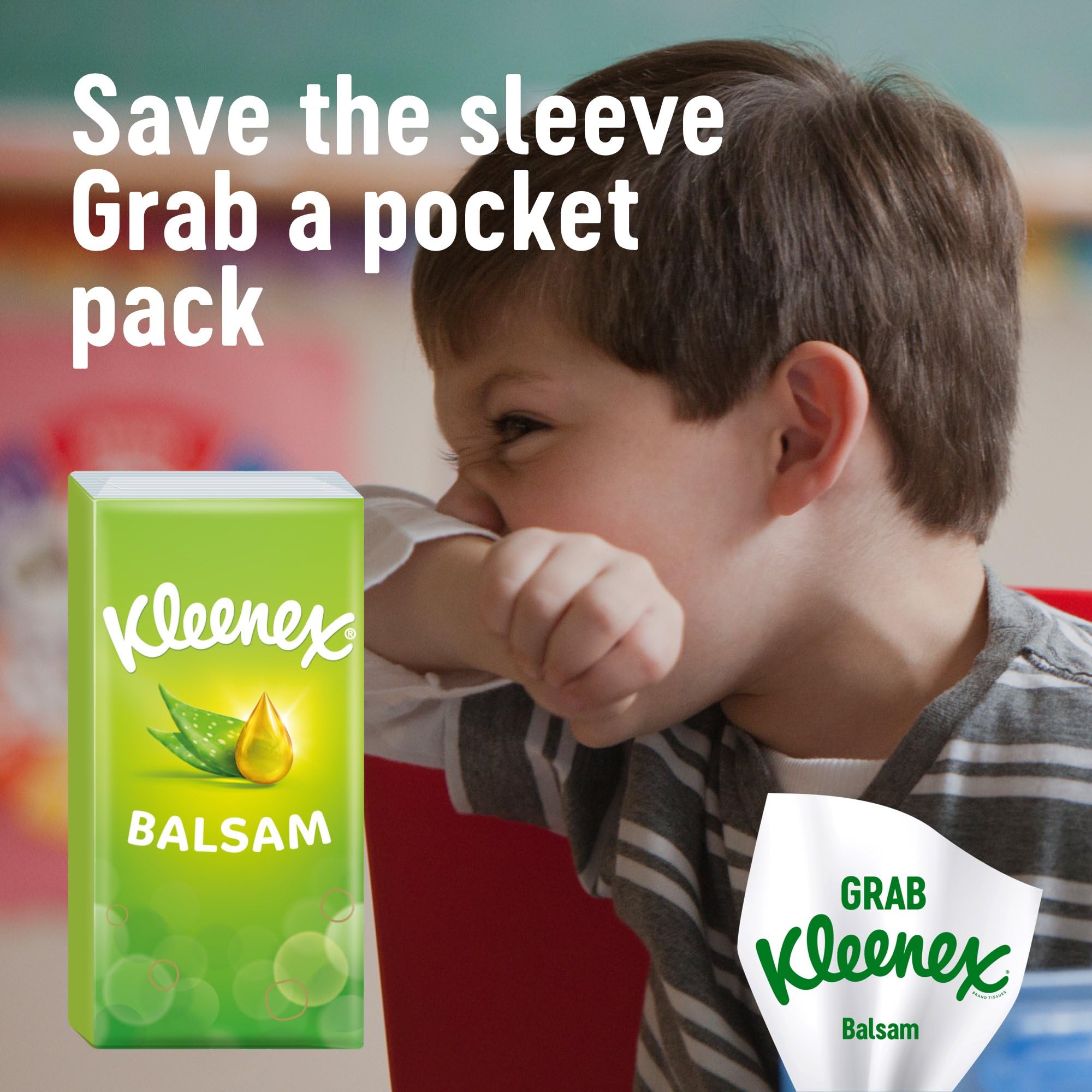 Kleenex Balsam Tissues - Soothing Balm with Aloe Vera & Vitamin E | 128 Count Twin Pack 6