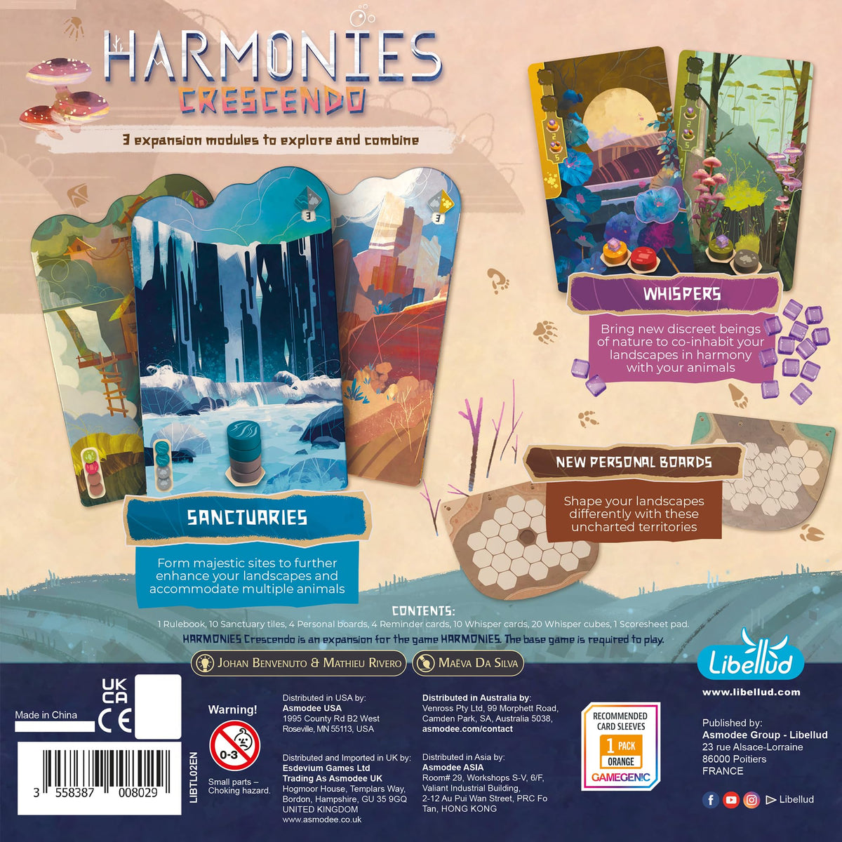 Libellud Harmonies Crescendo - Board Game Expansion - Ages 10+