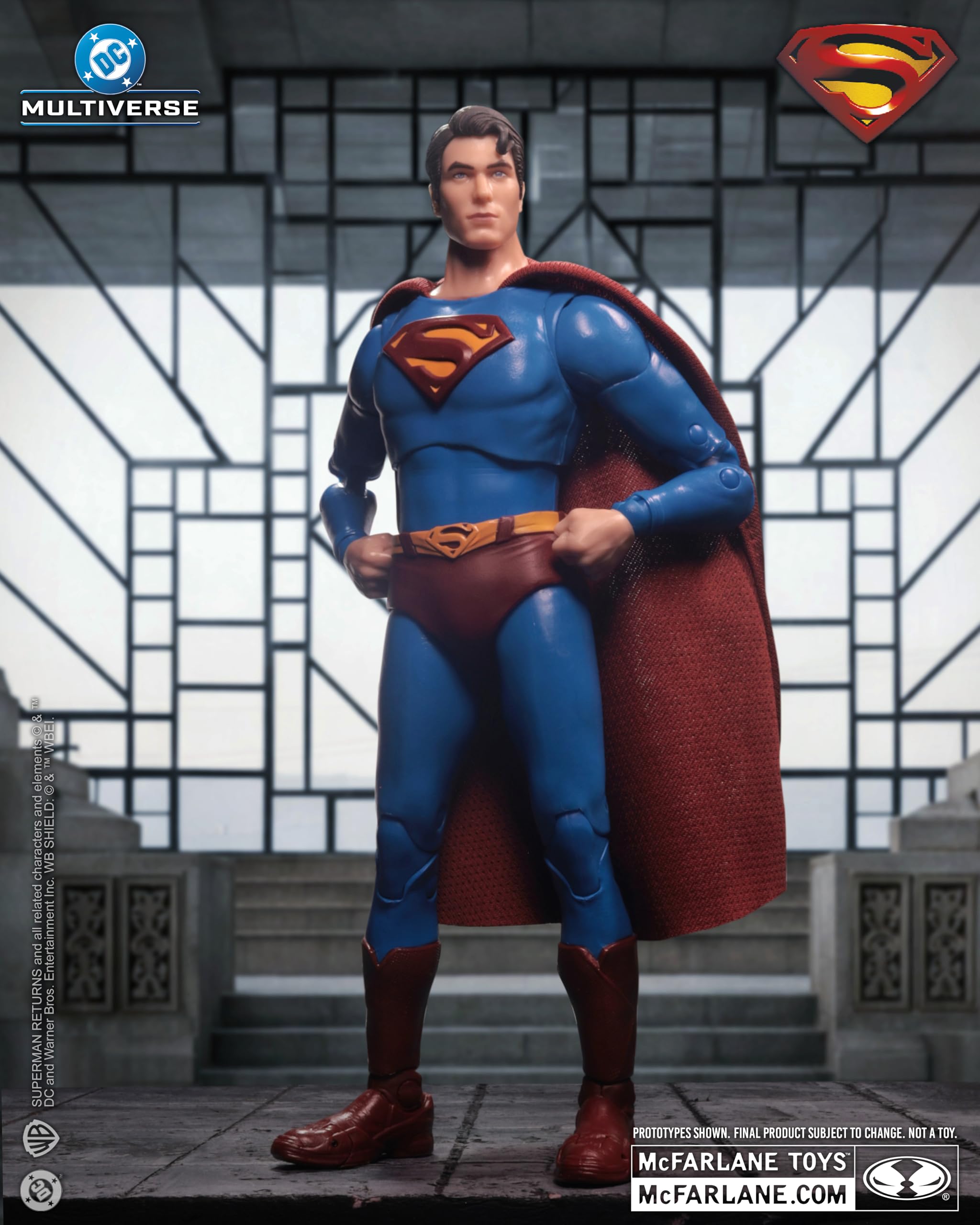 McFarlane DC Multiverse Superman (Superman Returns) 7in Action Figure | Ultra Articulation 7