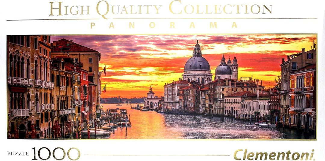 Clementoni Collection Panorama Puzzle - The Grand Canal Venice 1000-Piece Puzzle (39426)