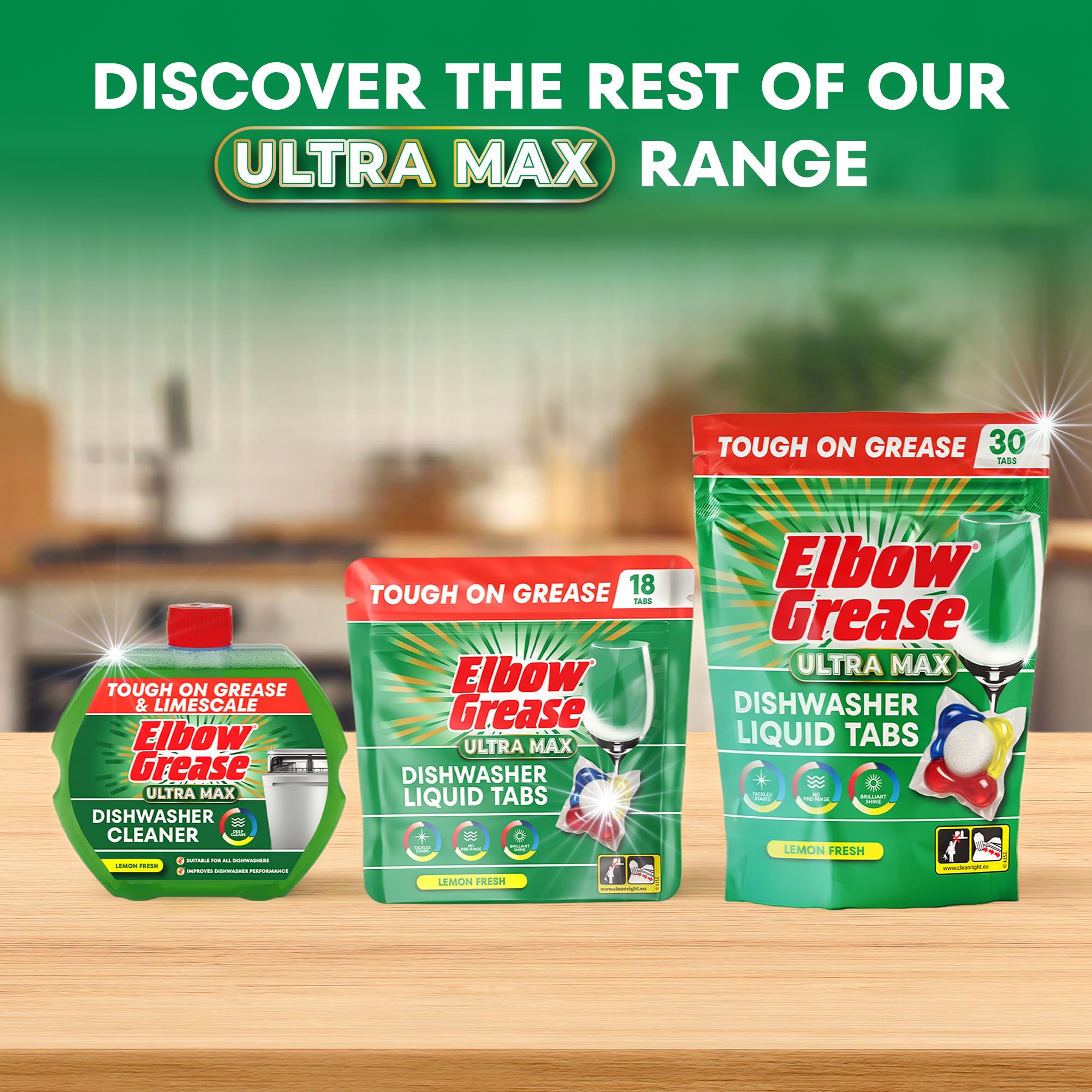Elbow Grease Ultra Max Dishwasher Cleaner - Tough on Grease & Limescale | 250 ml Liquid 9