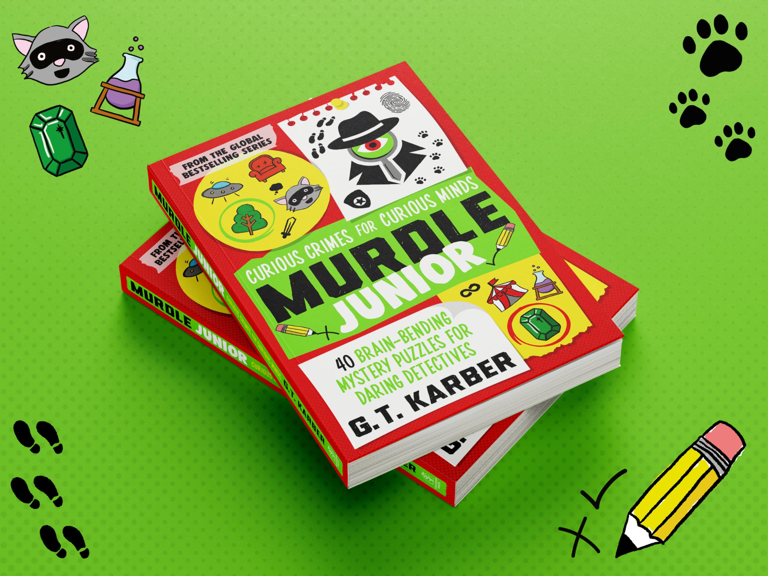 Souvenir Press Murdle Junior: Curious Crimes for Curious Minds Puzzle Book | Paperback | English 2