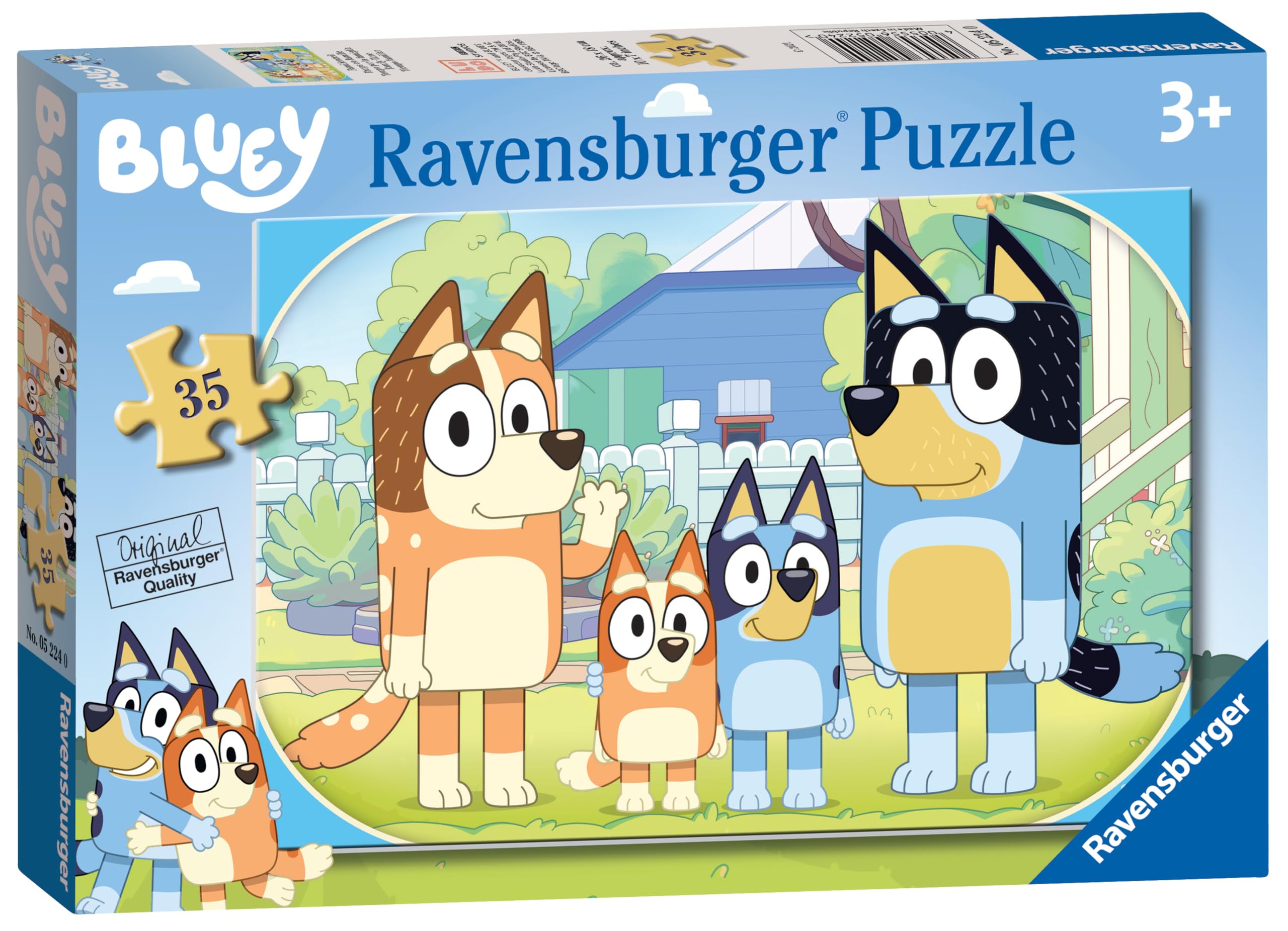 Ravensburger Bluey - 35 Piece Jigsaw Puzzle for Kids Age 3+ | 26 x 18cm 1