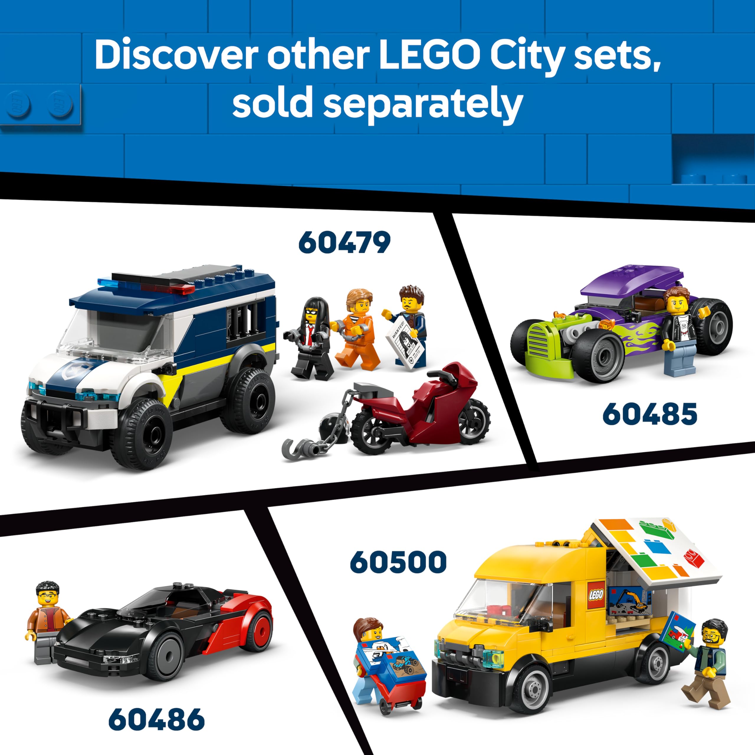LEGO City Fries Food Truck Toy Set 60488 | Ages 5+ | Includes 2 Minifigures 7