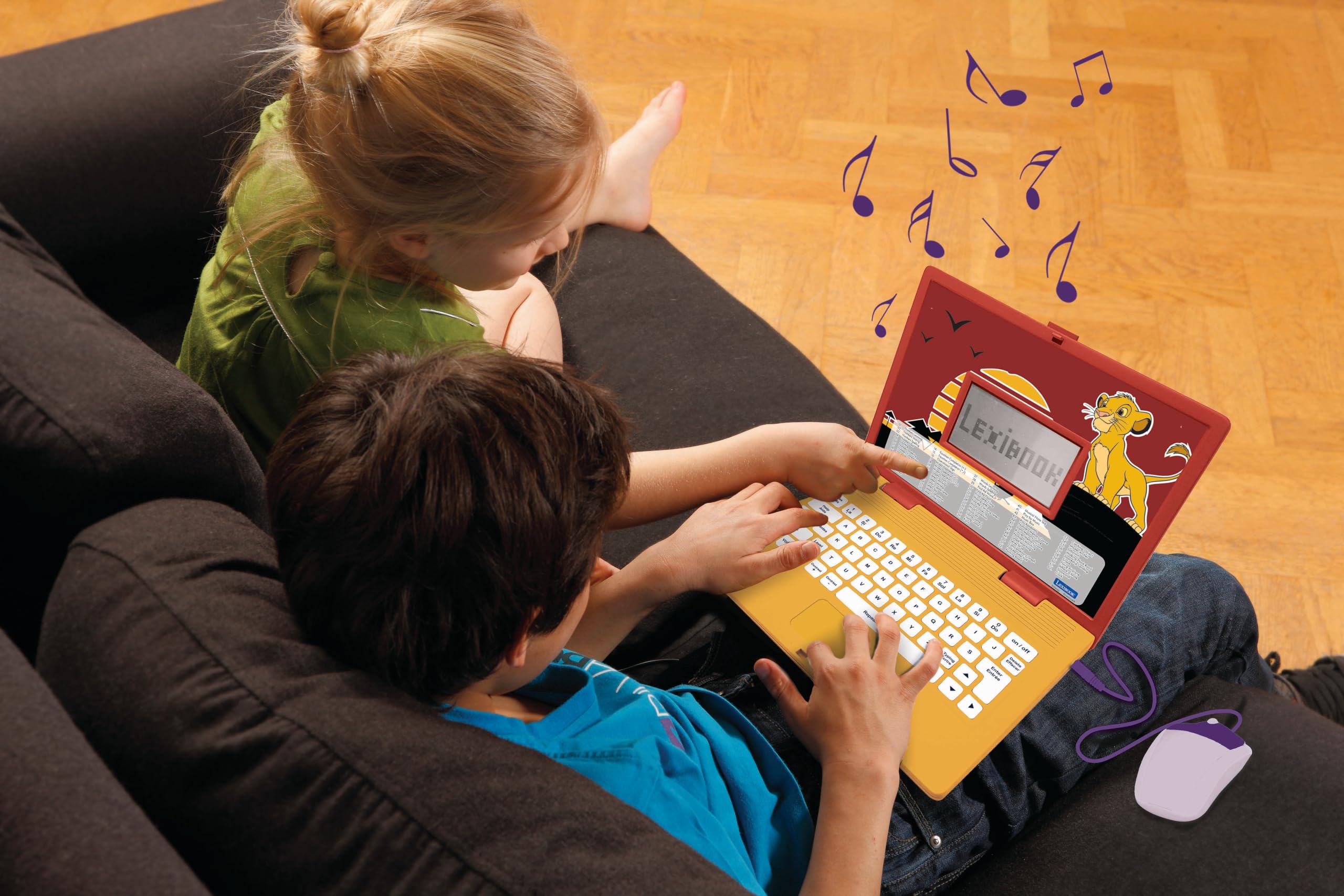 Lexibook Disney The Lion King Bilingual Laptop - 124 Educational Activities for Kids 14