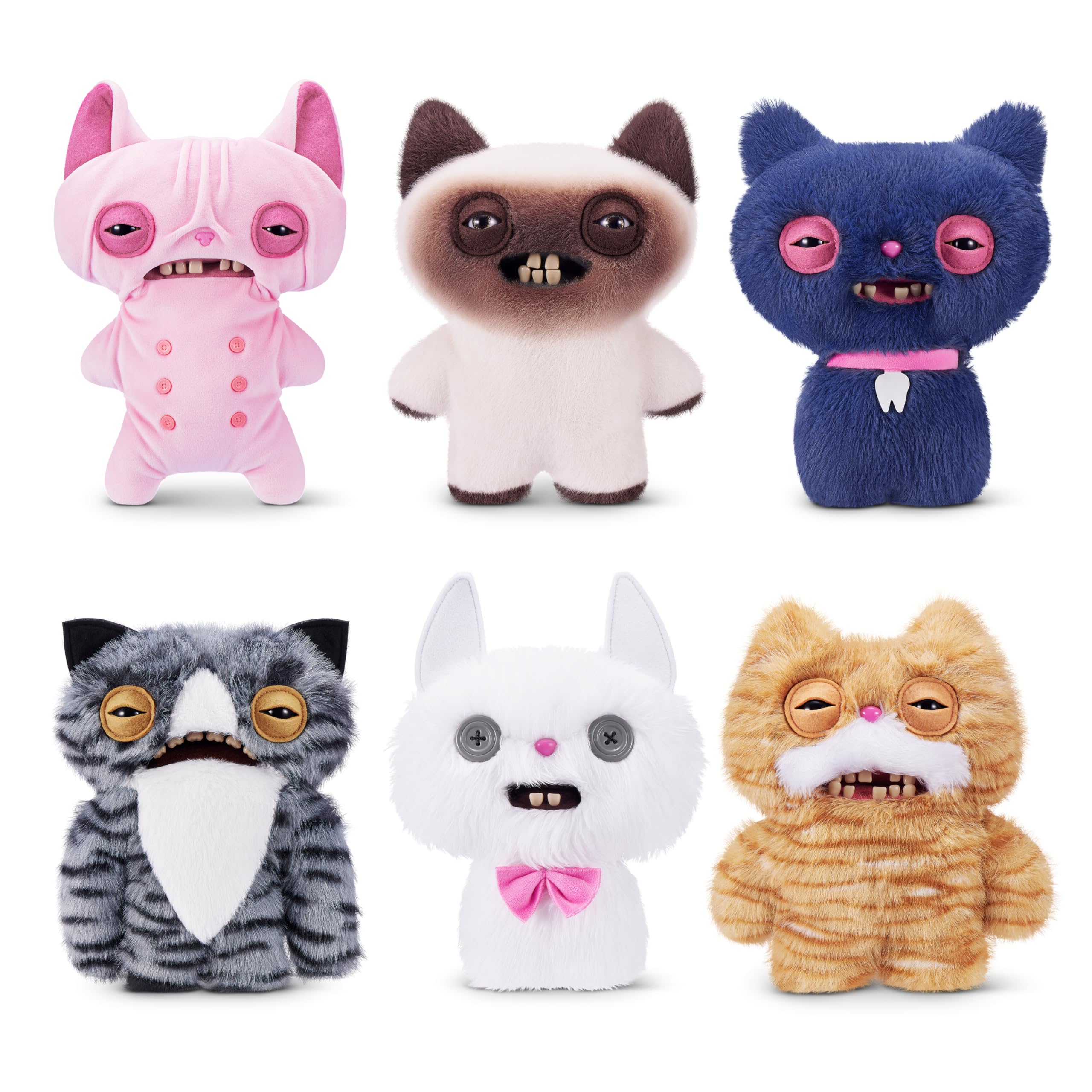 Fuggler Alley Cats 9-Inch Plush Toy (Cheezee) Grey by ZURU – Funny Ugly Mon 3