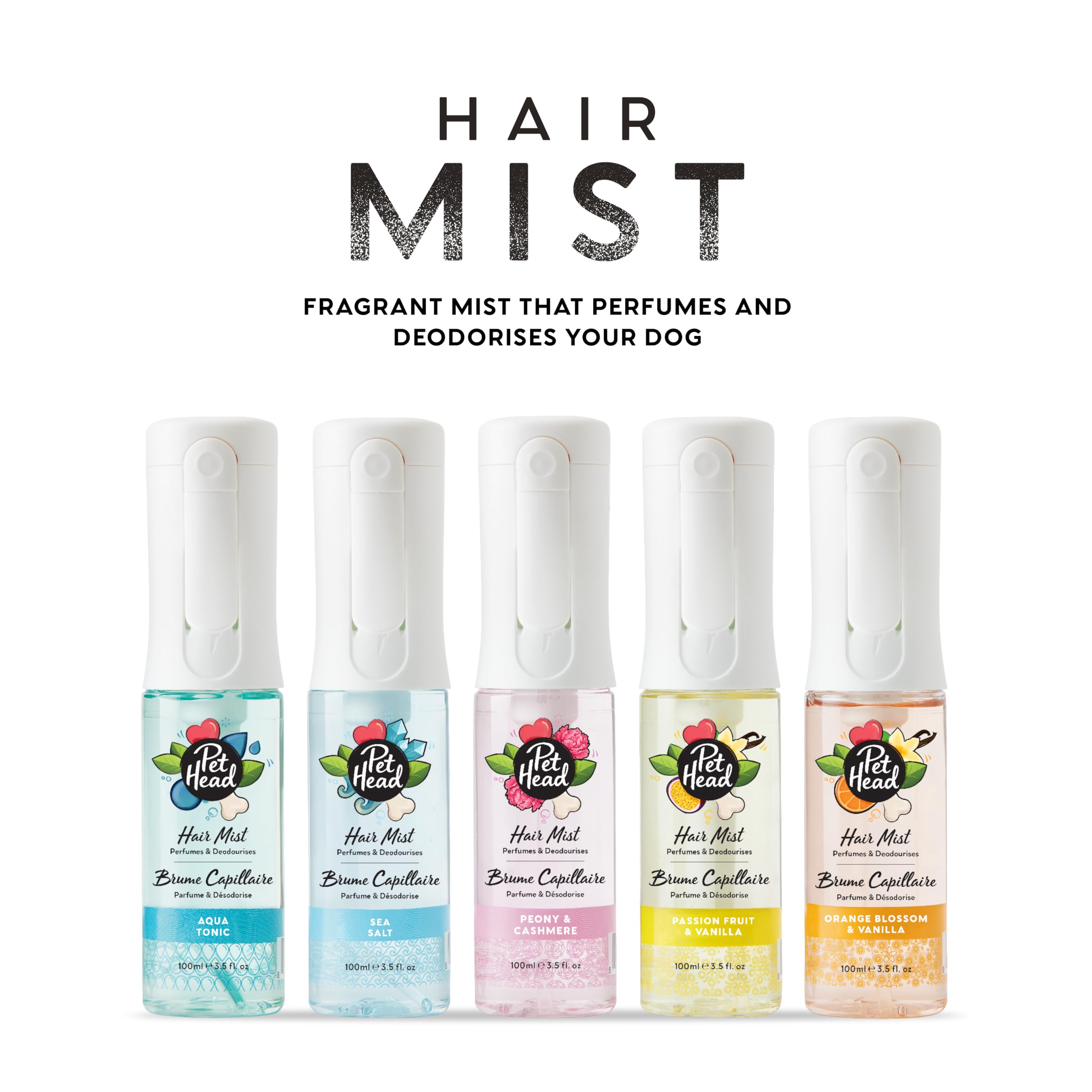 Pet Head Dog Hair Mist - Peony & Cashmere Fragrance | Alcohol-Free | 100 ml 6