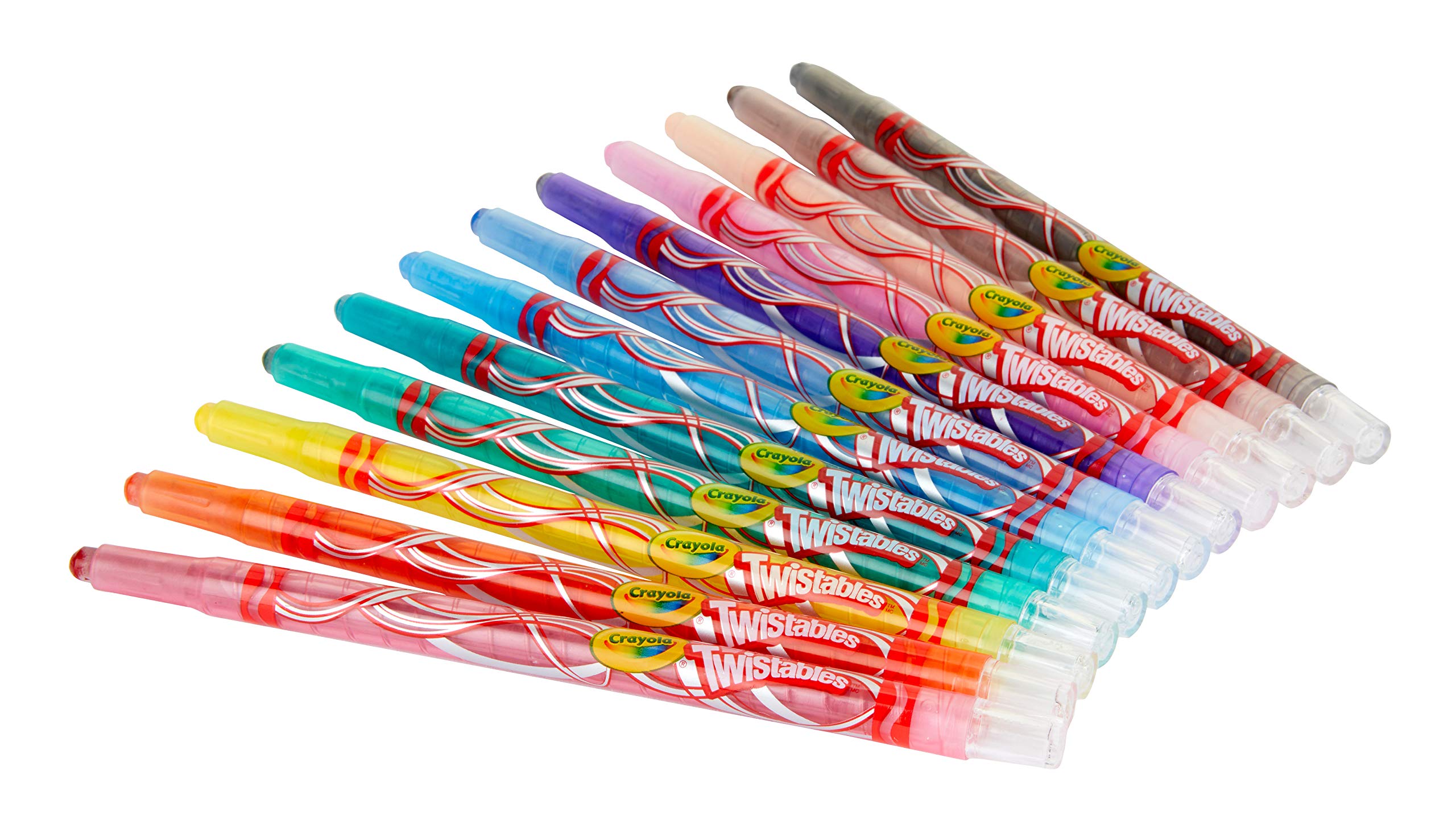 CRAYOLA Twistables Crayons - 12 Vibrant Colors | No Sharpening Needed | Ages 3+ 4