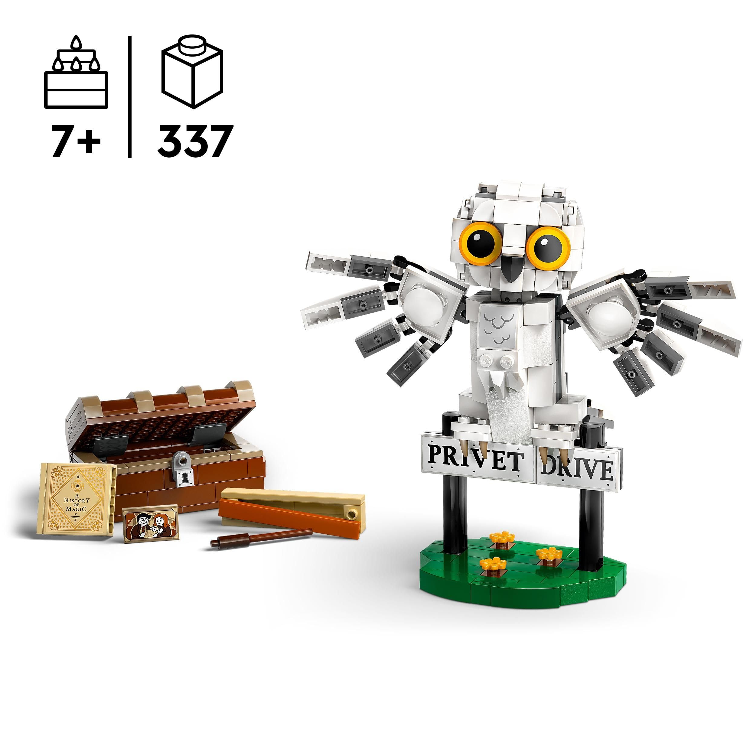 LEGO Harry Potter Hedwig at 4 Privet Drive Building Set | Model 76425 | Ages 7+